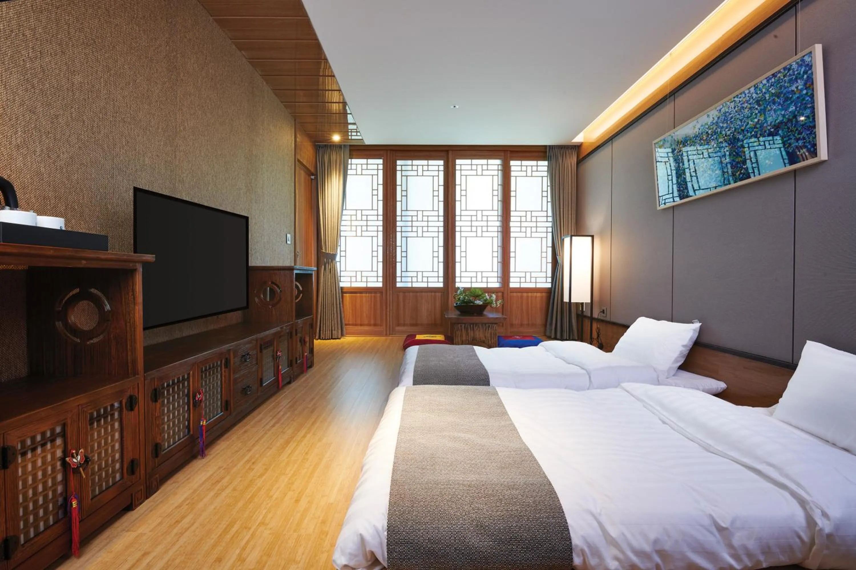 Bed in Traum Valley Hotel - formerly jeongseon intoraon hotel