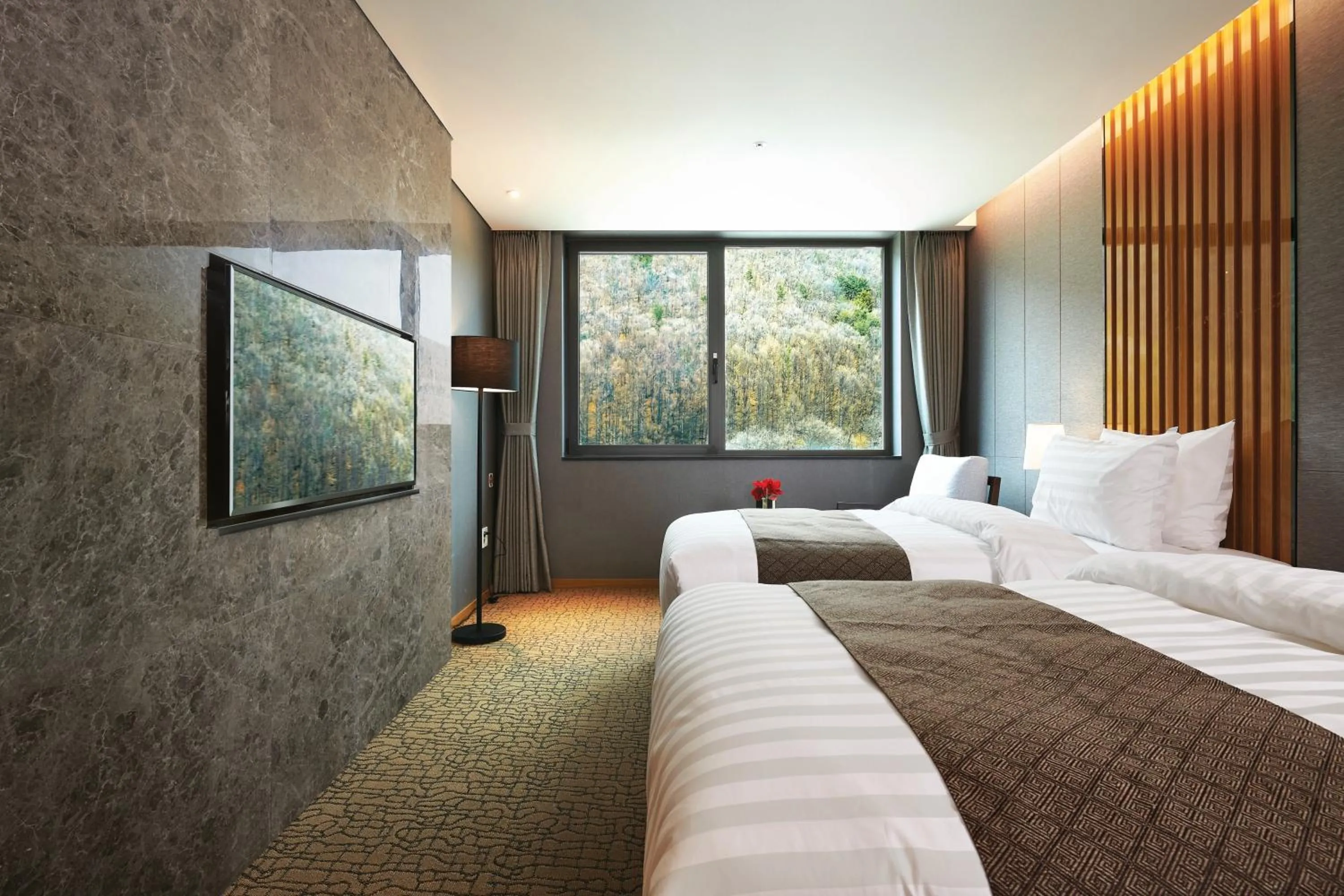 Bed in Traum Valley Hotel - formerly jeongseon intoraon hotel