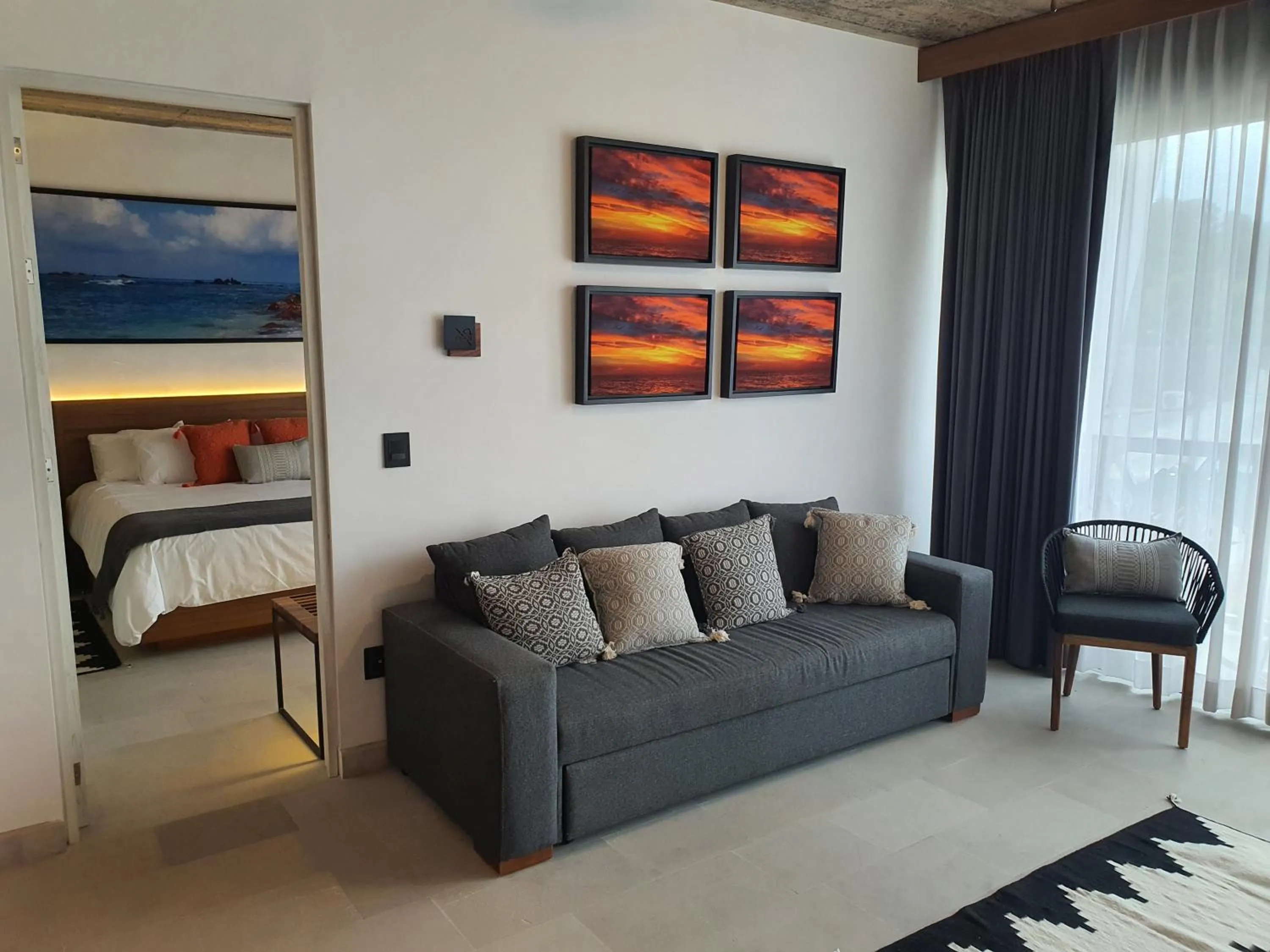 Living room, Bed in Ximena Hotel Boutique