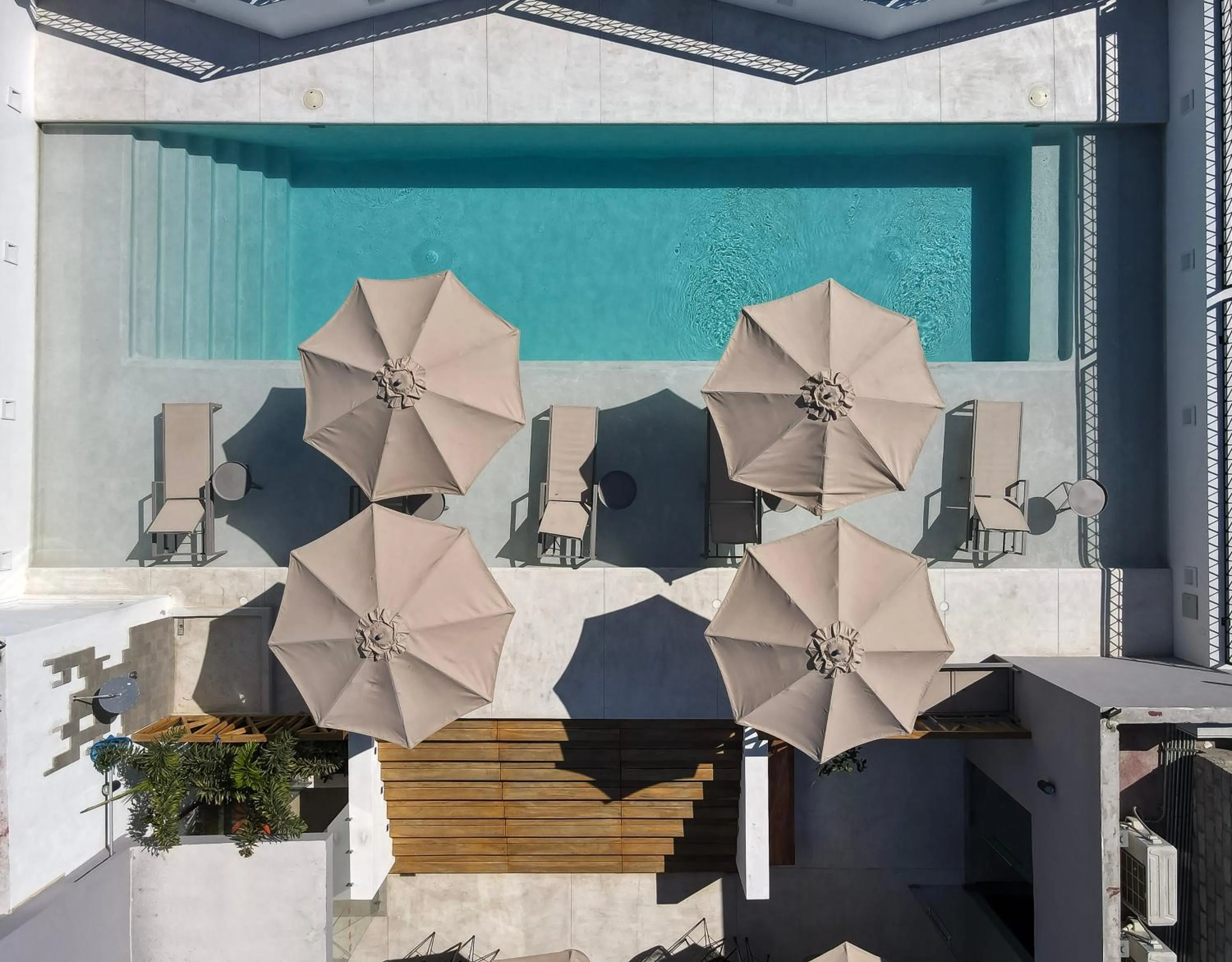 Pool view in Ximena Hotel Boutique