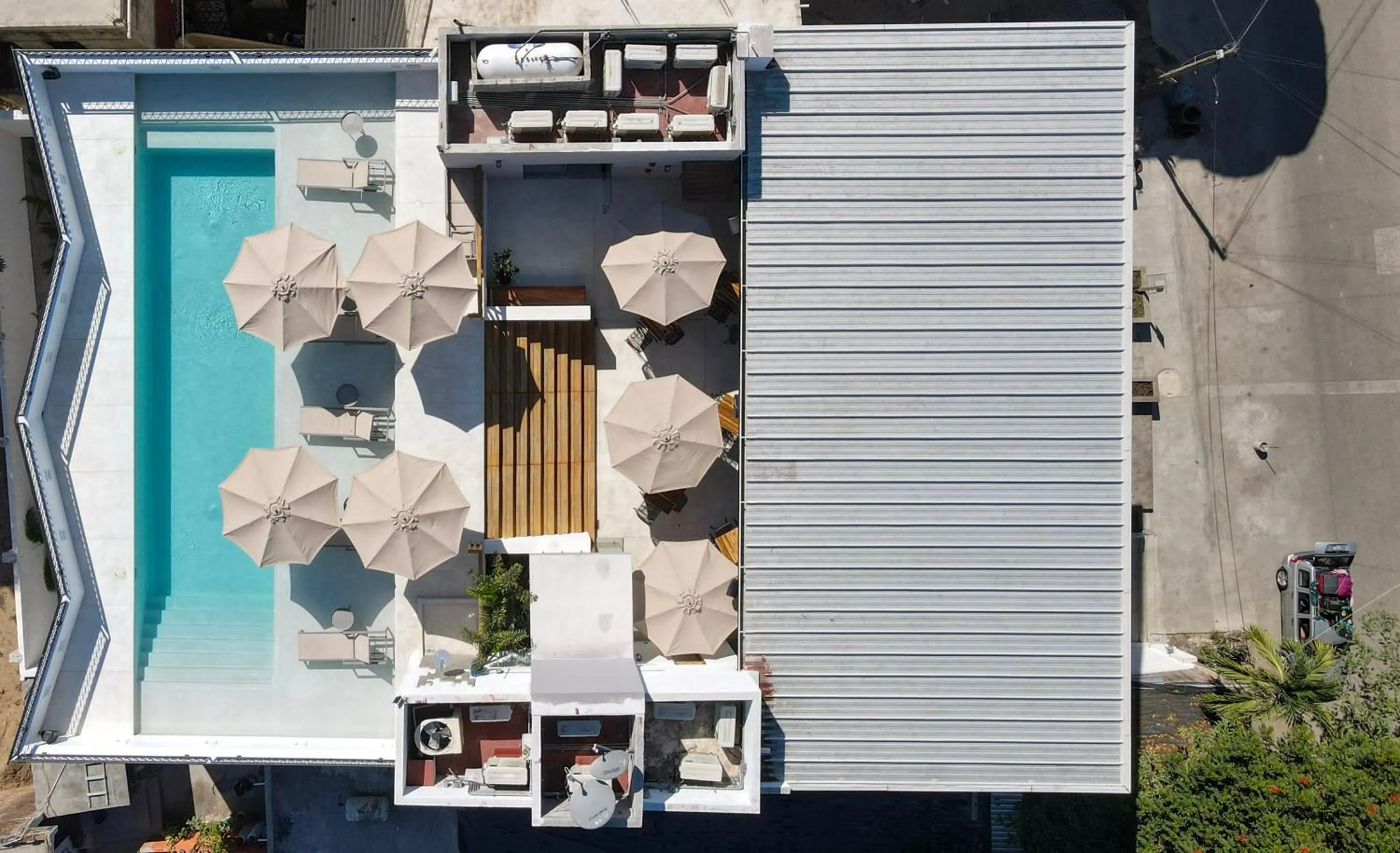 Pool view in Ximena Hotel Boutique