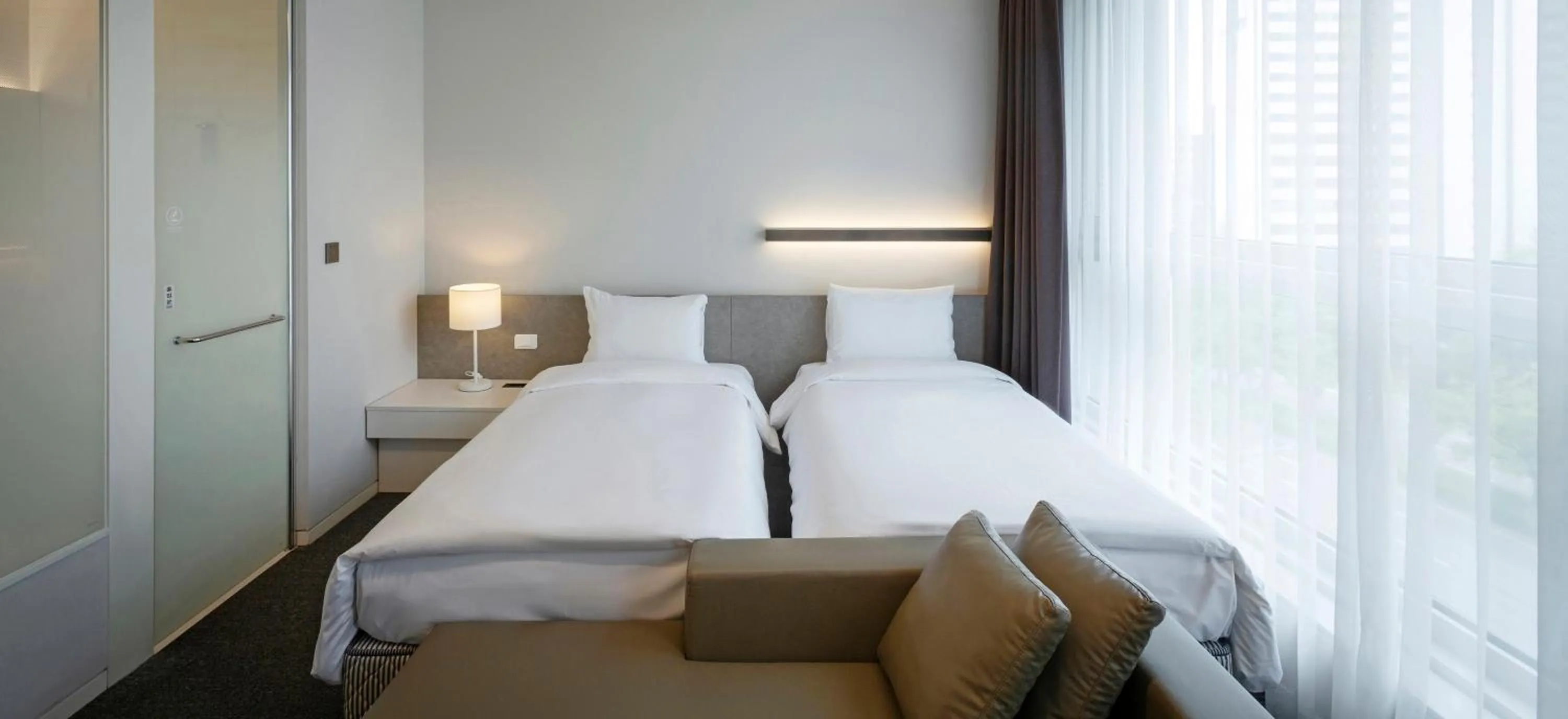 Bed in Grand City Hotel Changwon