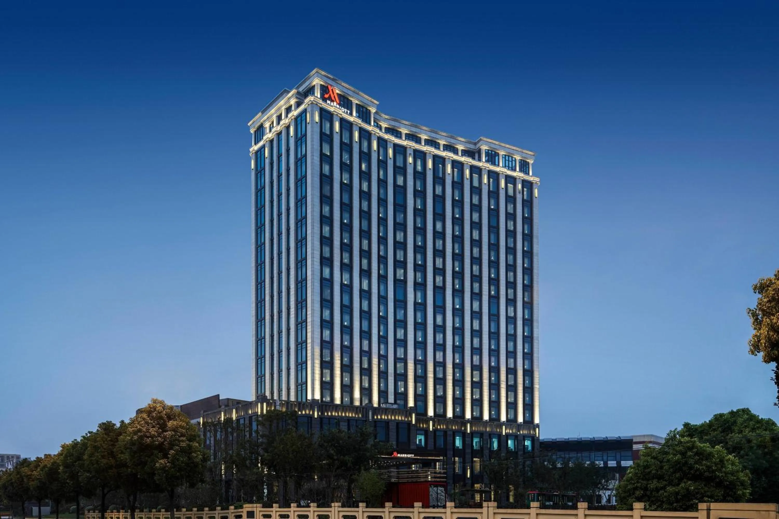 Property building in Shanghai Marriott Hotel Pudong South