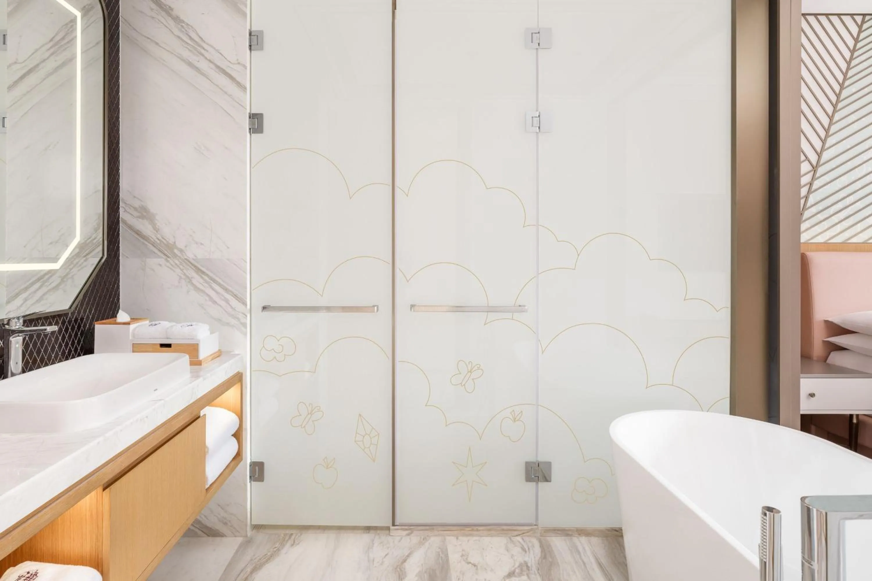 Bathroom in Shanghai Marriott Hotel Pudong South