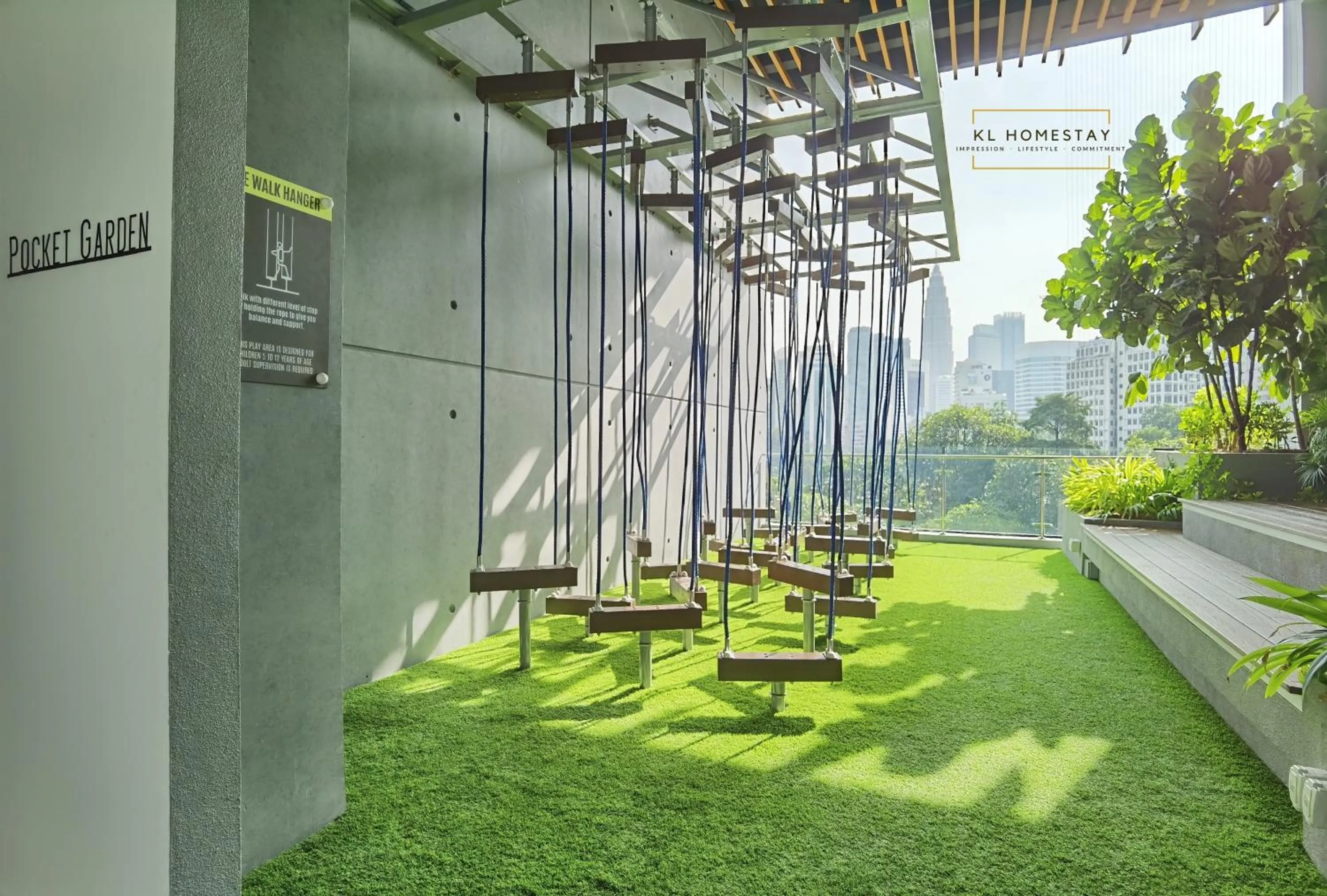 Garden in Ceylonz Suites by StayKL Stevvy