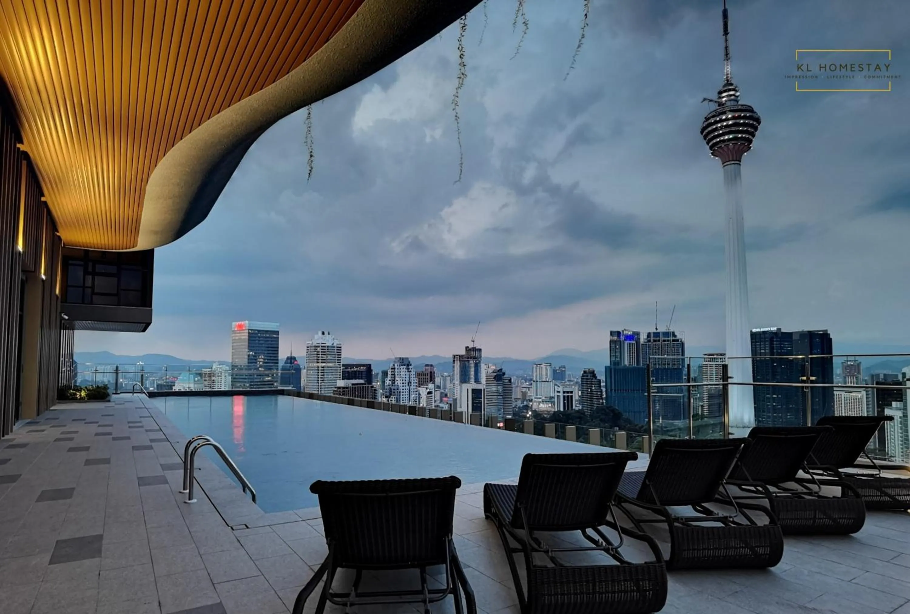 Swimming pool in Ceylonz Suites by StayKL Stevvy