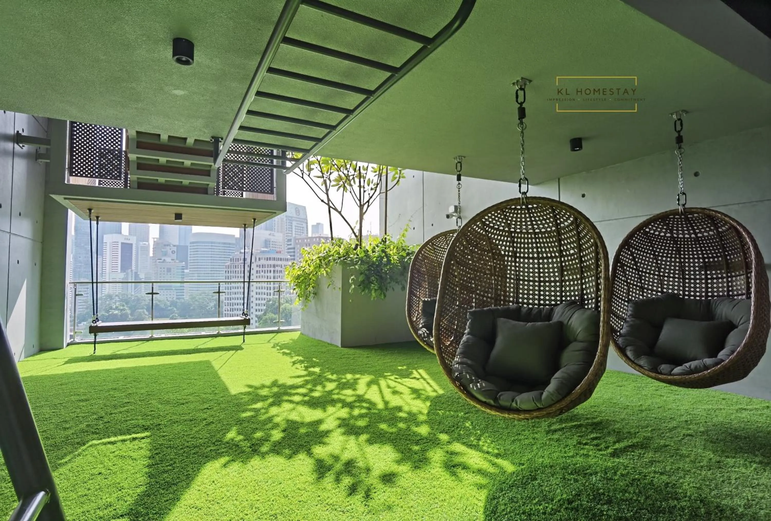 Garden in Ceylonz Suites by StayKL Stevvy