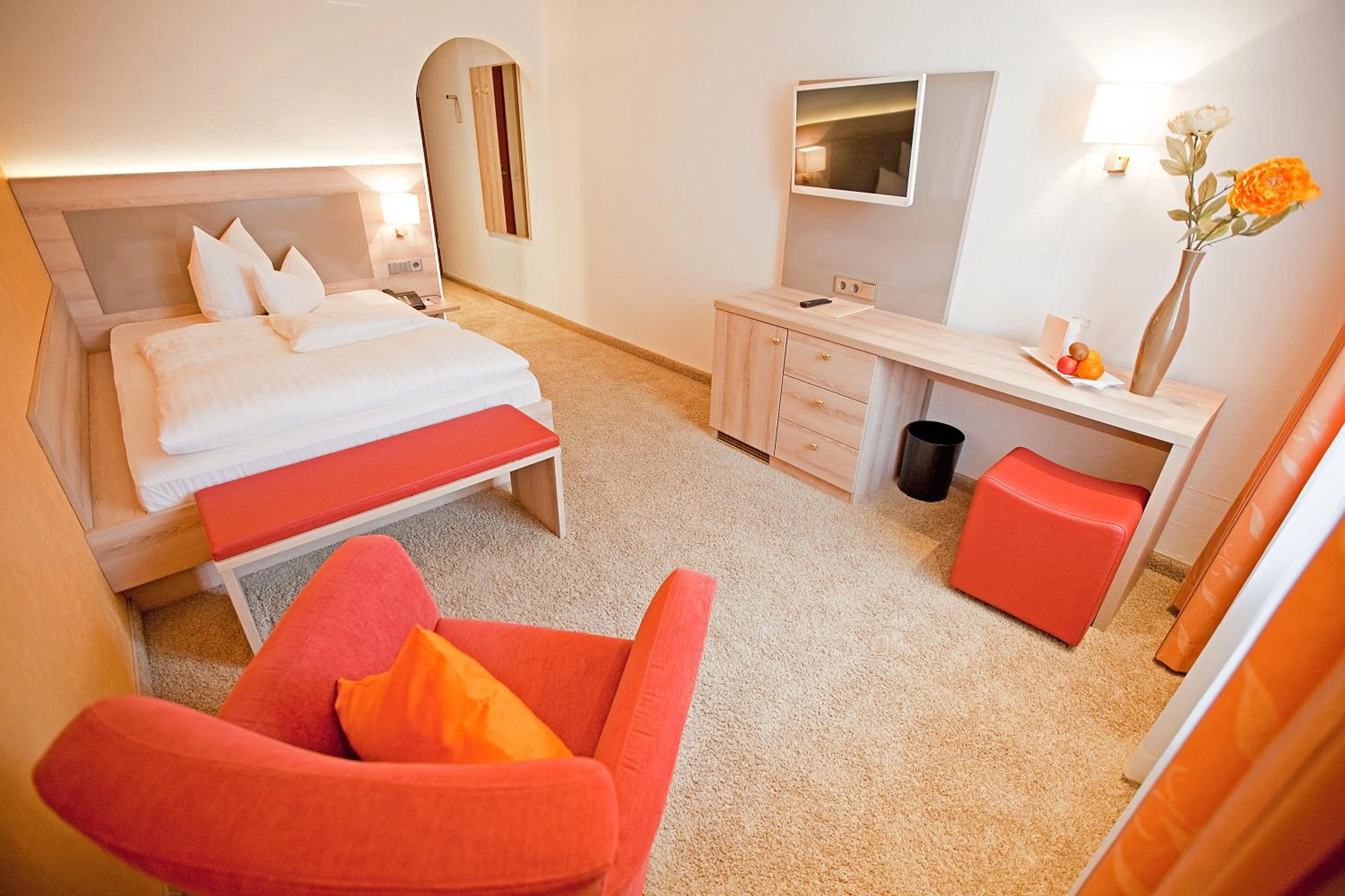 Photo of the whole room, Bed in Hotel Krone OHG