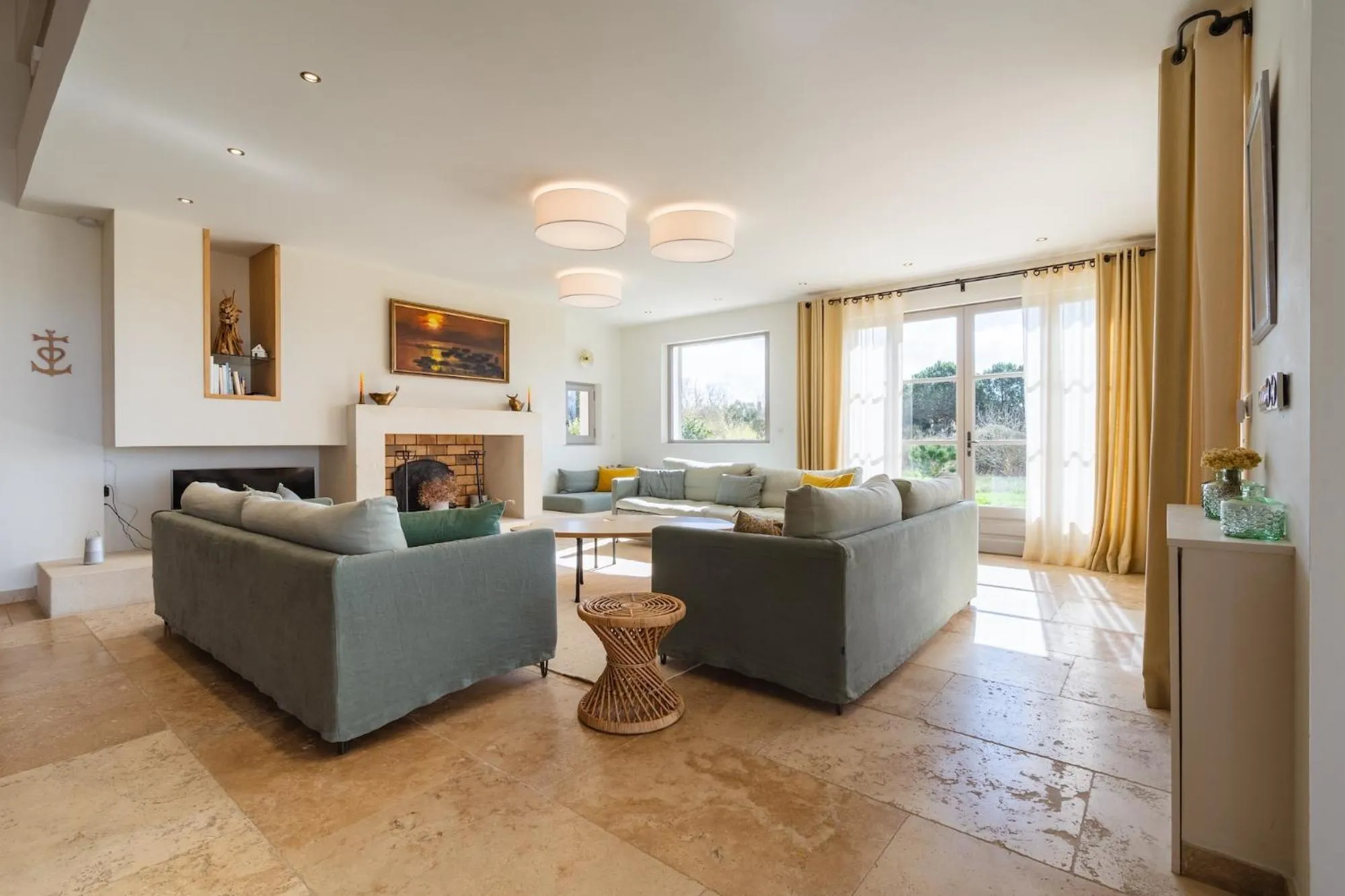 Seating area in Mas du Couvin, maison d'hôtes en Camargue