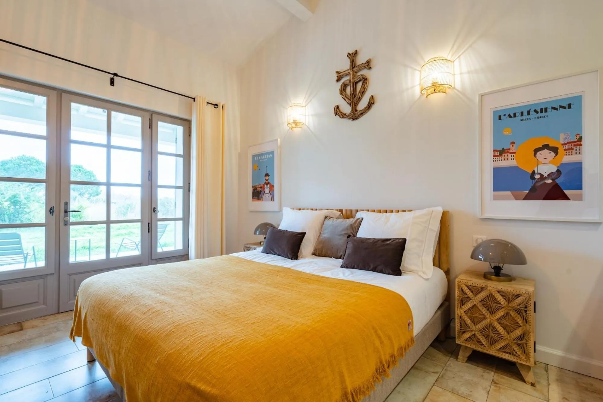 Bed in Mas du Couvin, maison d'hôtes en Camargue