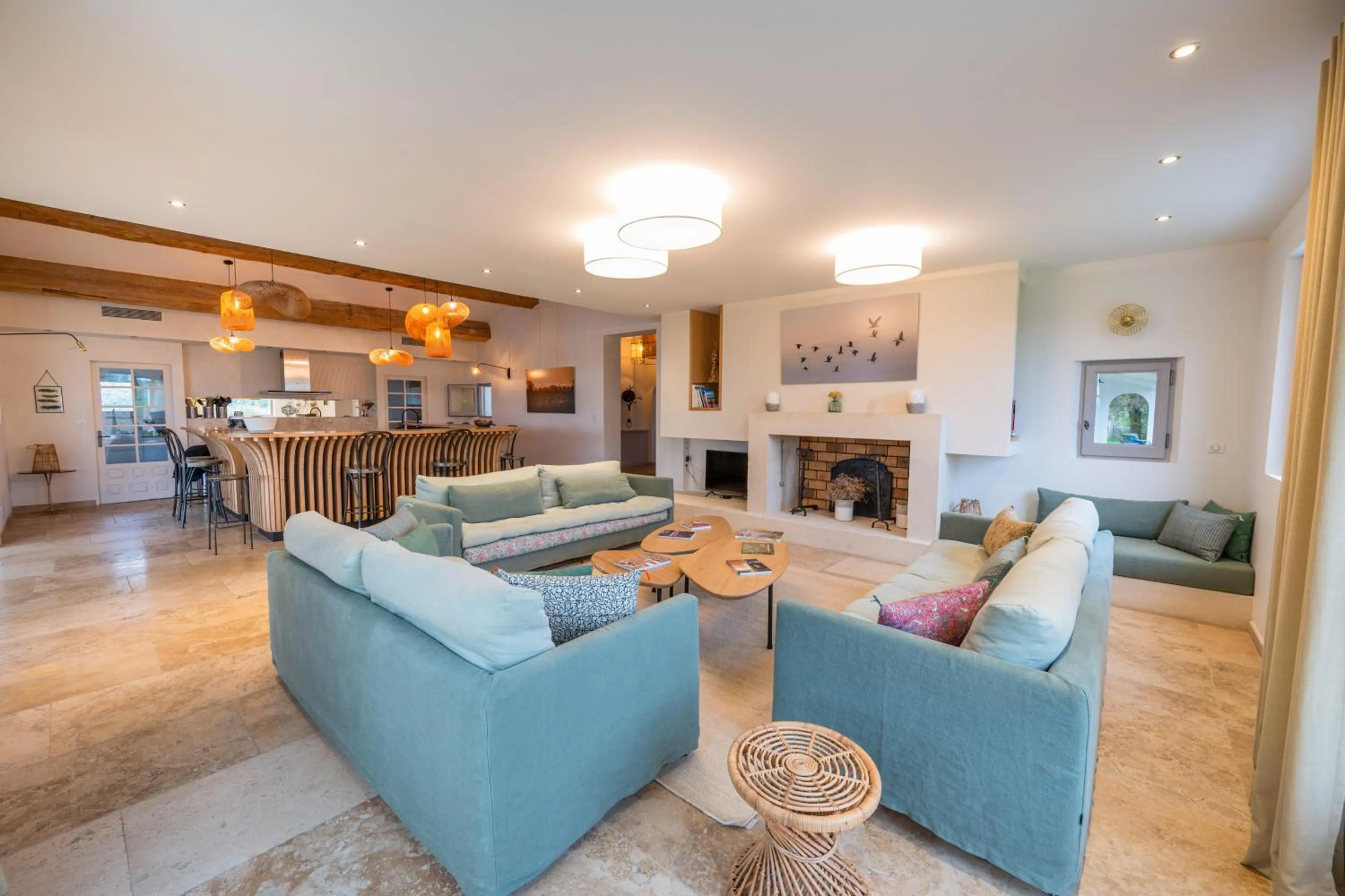 Seating area in Mas du Couvin, maison d'hôtes en Camargue