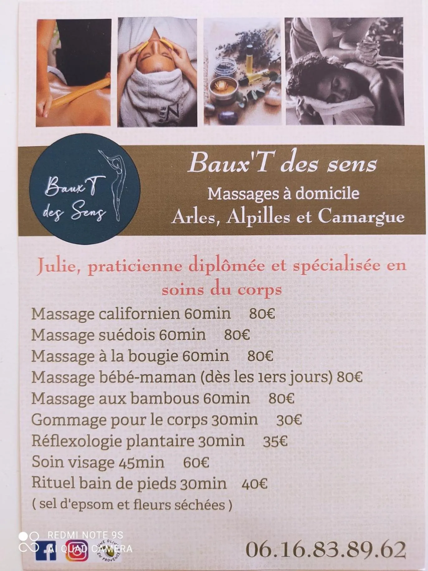 Massage in Mas du Couvin, maison d'hôtes en Camargue