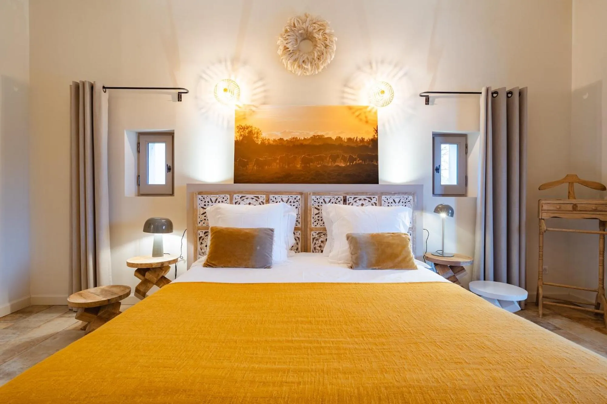 Bed in Mas du Couvin, maison d'hôtes en Camargue