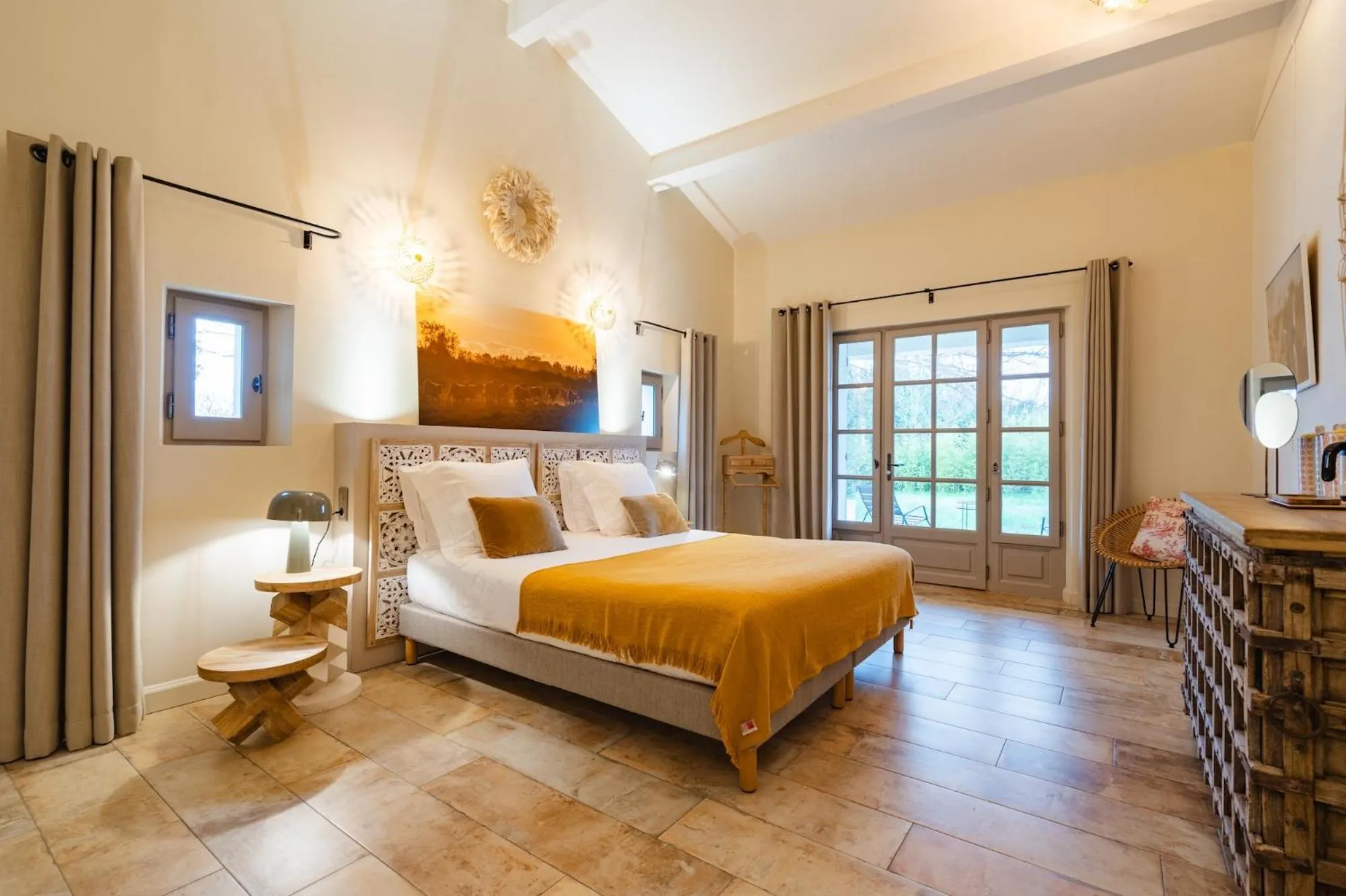 Bed in Mas du Couvin, maison d'hôtes en Camargue