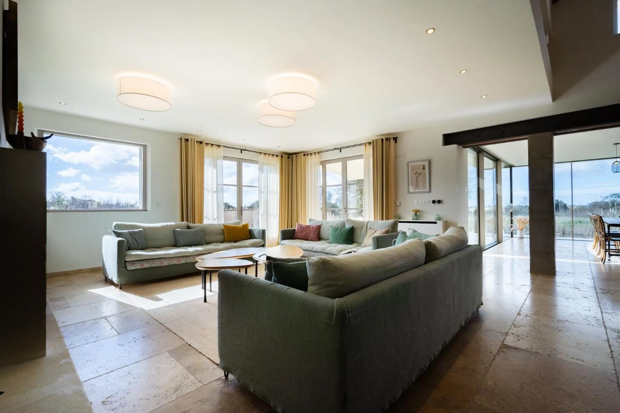 Living room in Mas du Couvin, maison d'hôtes en Camargue
