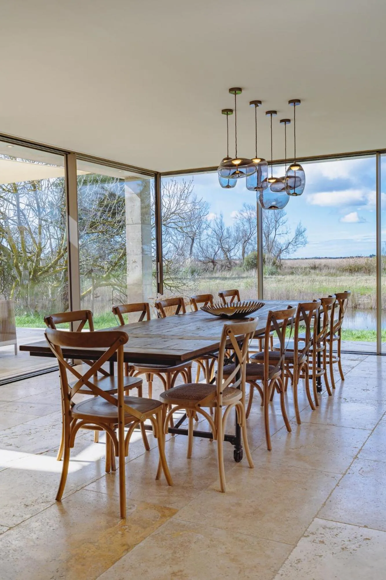 Dining area in Mas du Couvin, maison d'hôtes en Camargue