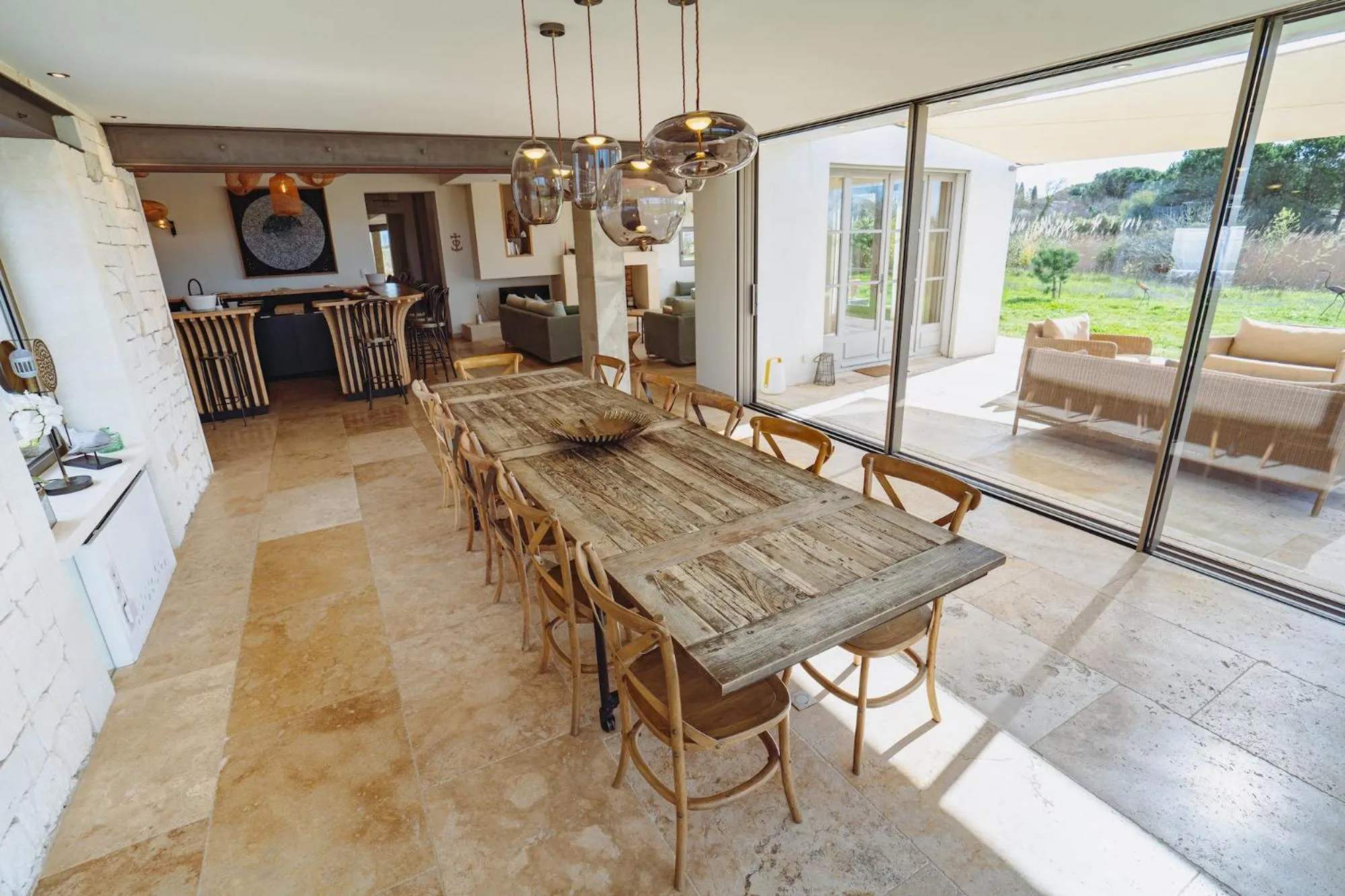 Dining area in Mas du Couvin, maison d'hôtes en Camargue