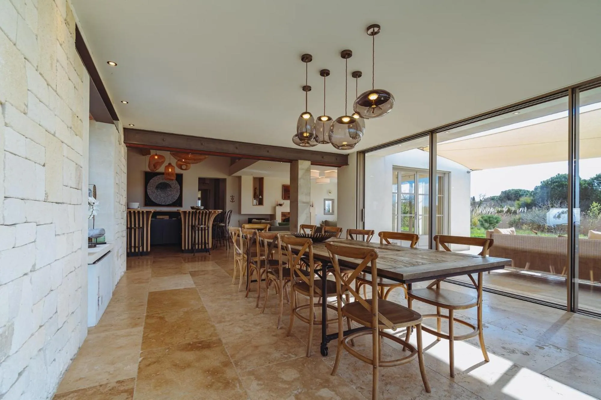 Dining area in Mas du Couvin, maison d'hôtes en Camargue