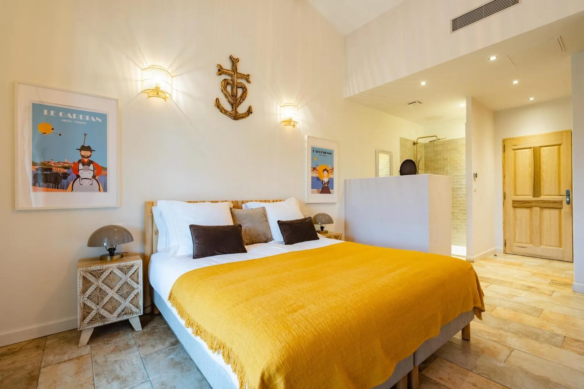 Bed in Mas du Couvin, maison d'hôtes en Camargue