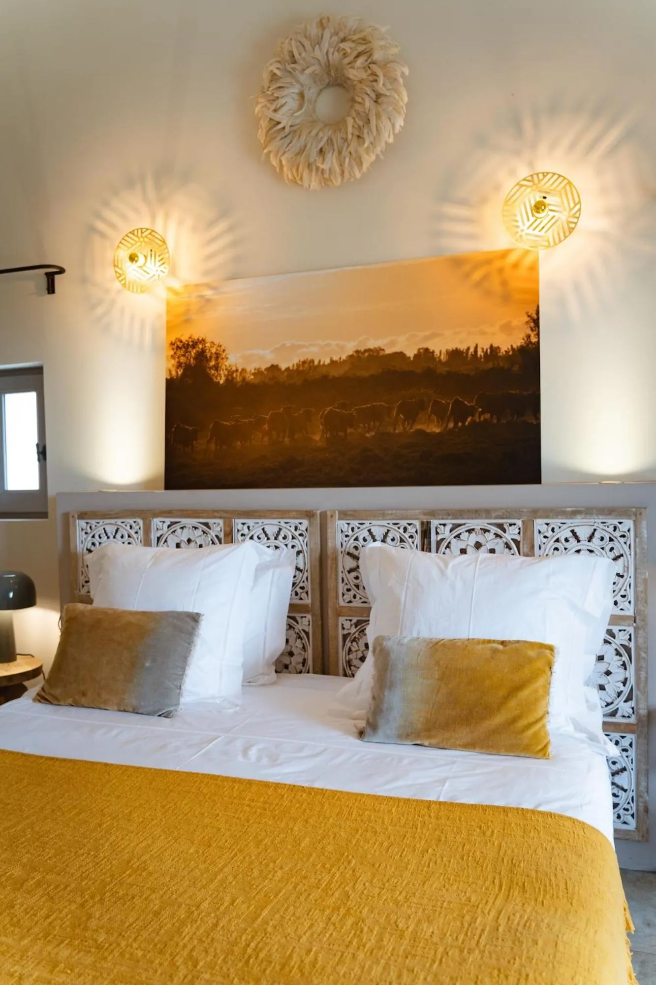 Bed in Mas du Couvin, maison d'hôtes en Camargue