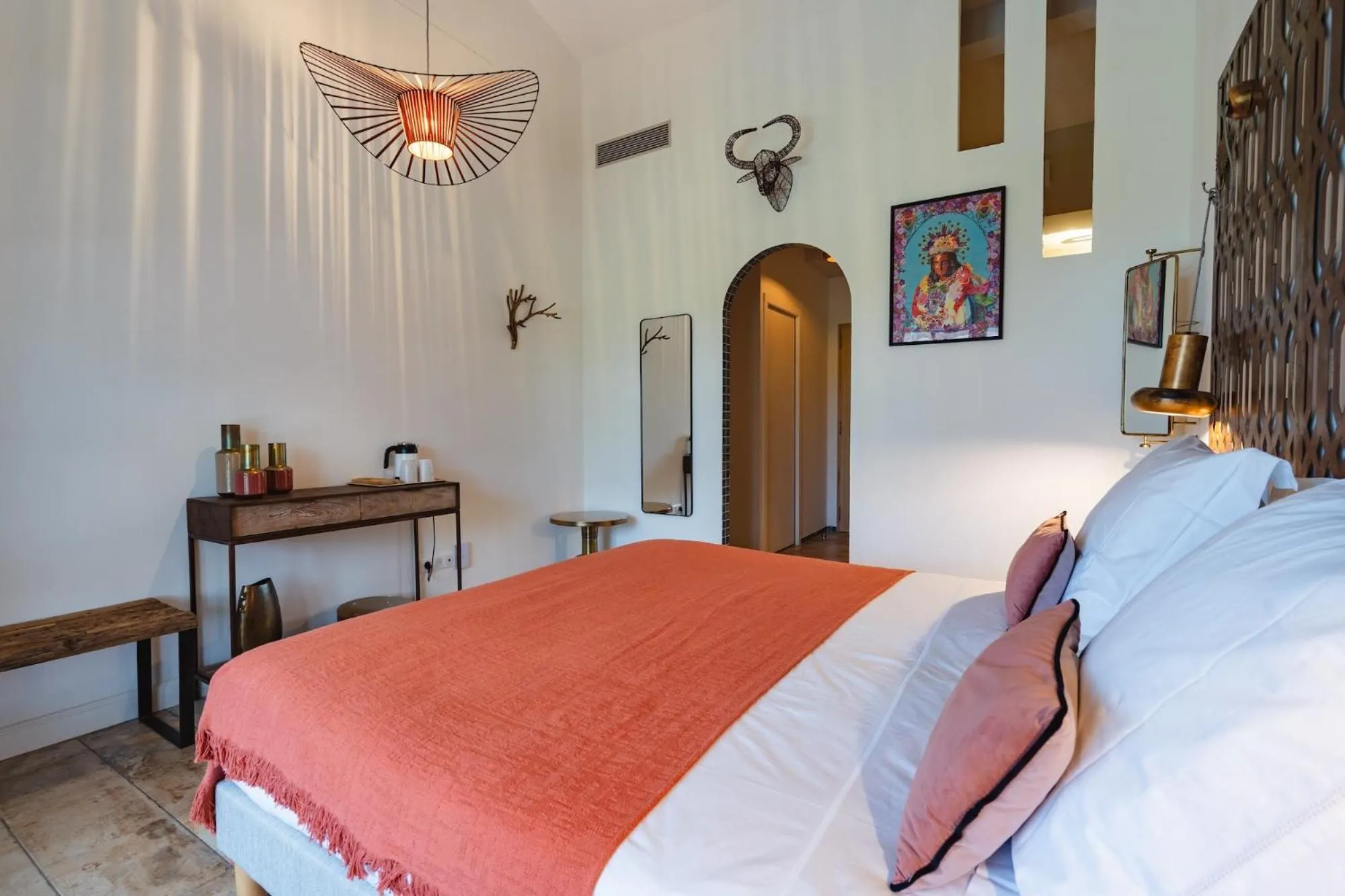 Bed in Mas du Couvin, maison d'hôtes en Camargue