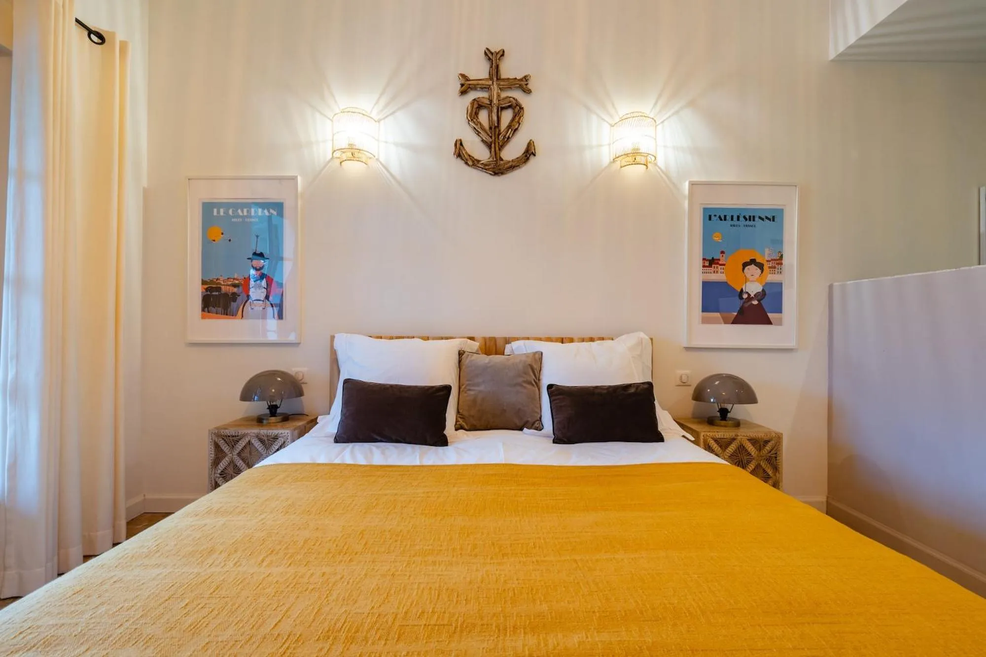 Bed in Mas du Couvin, maison d'hôtes en Camargue