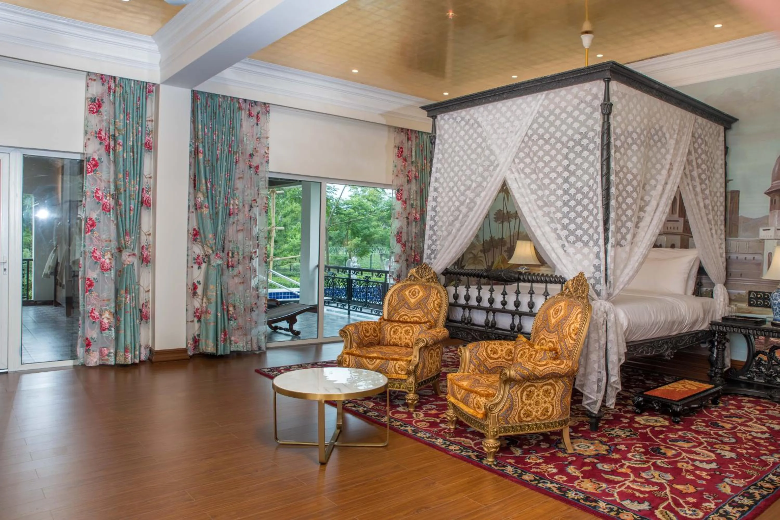 Seating area in MAYFAIR Tea Resort