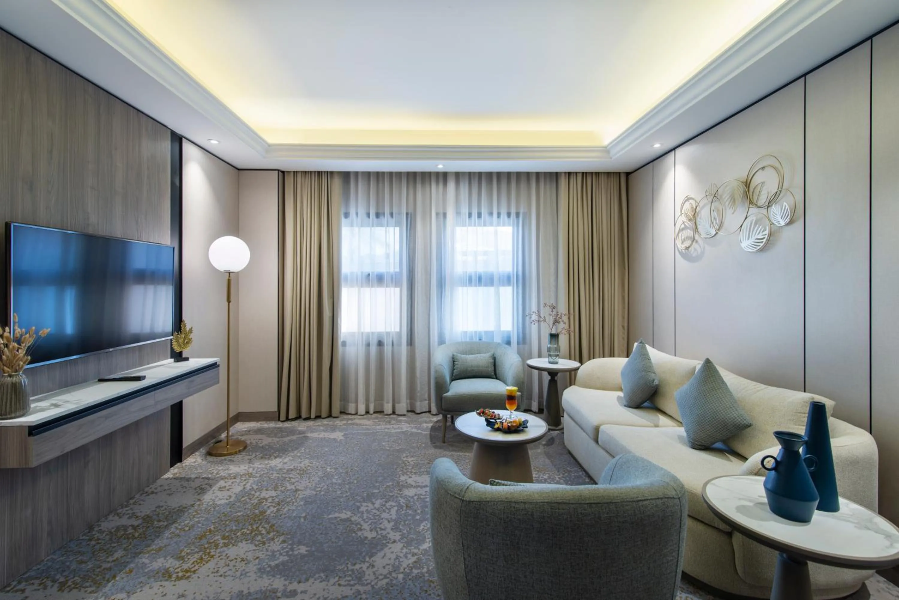 Seating area in Vittori Palace Hotel and Residences