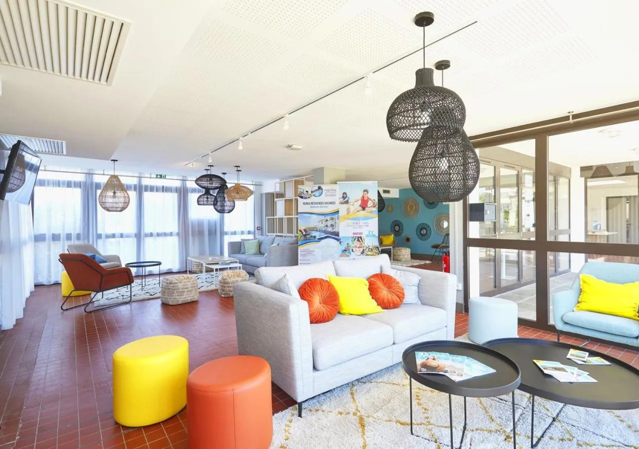 Lobby or reception in Résidence Néméa Les Carrats - Port Leucate