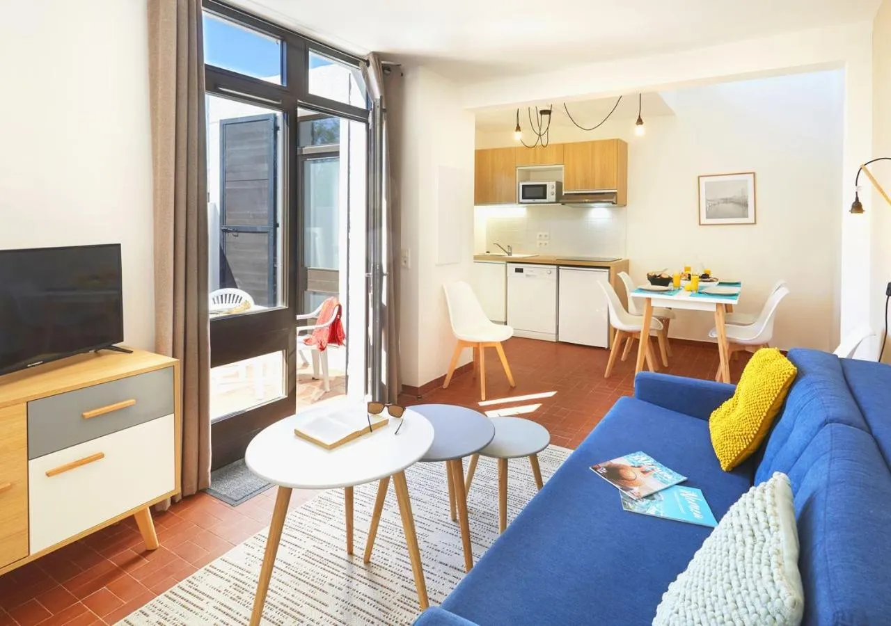 Living room in Résidence Néméa Les Carrats - Port Leucate