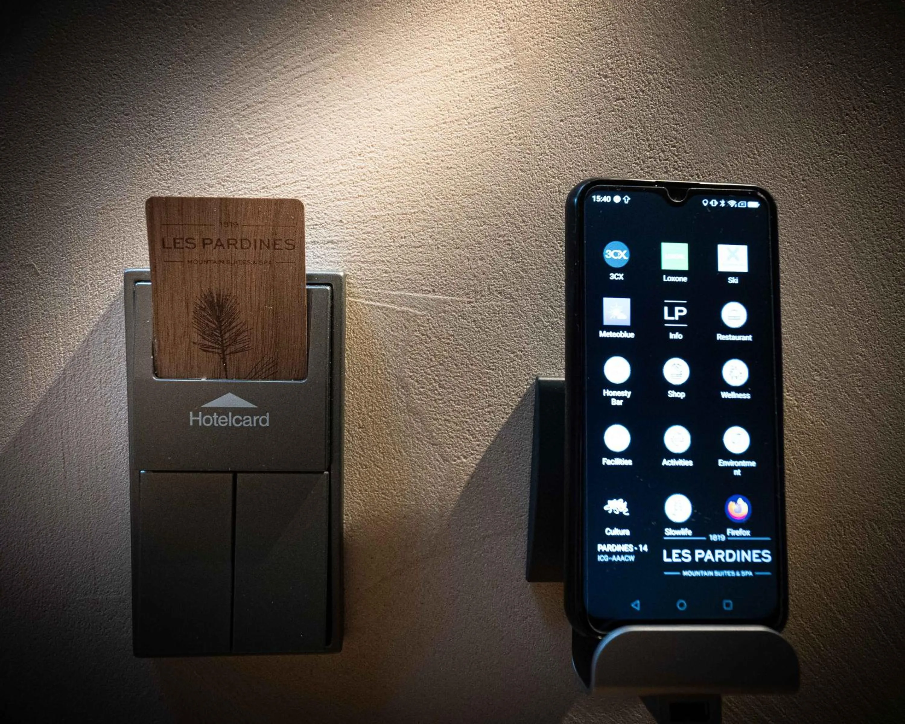 Property logo or sign in Les Pardines 1819 Mountain suites & SPA