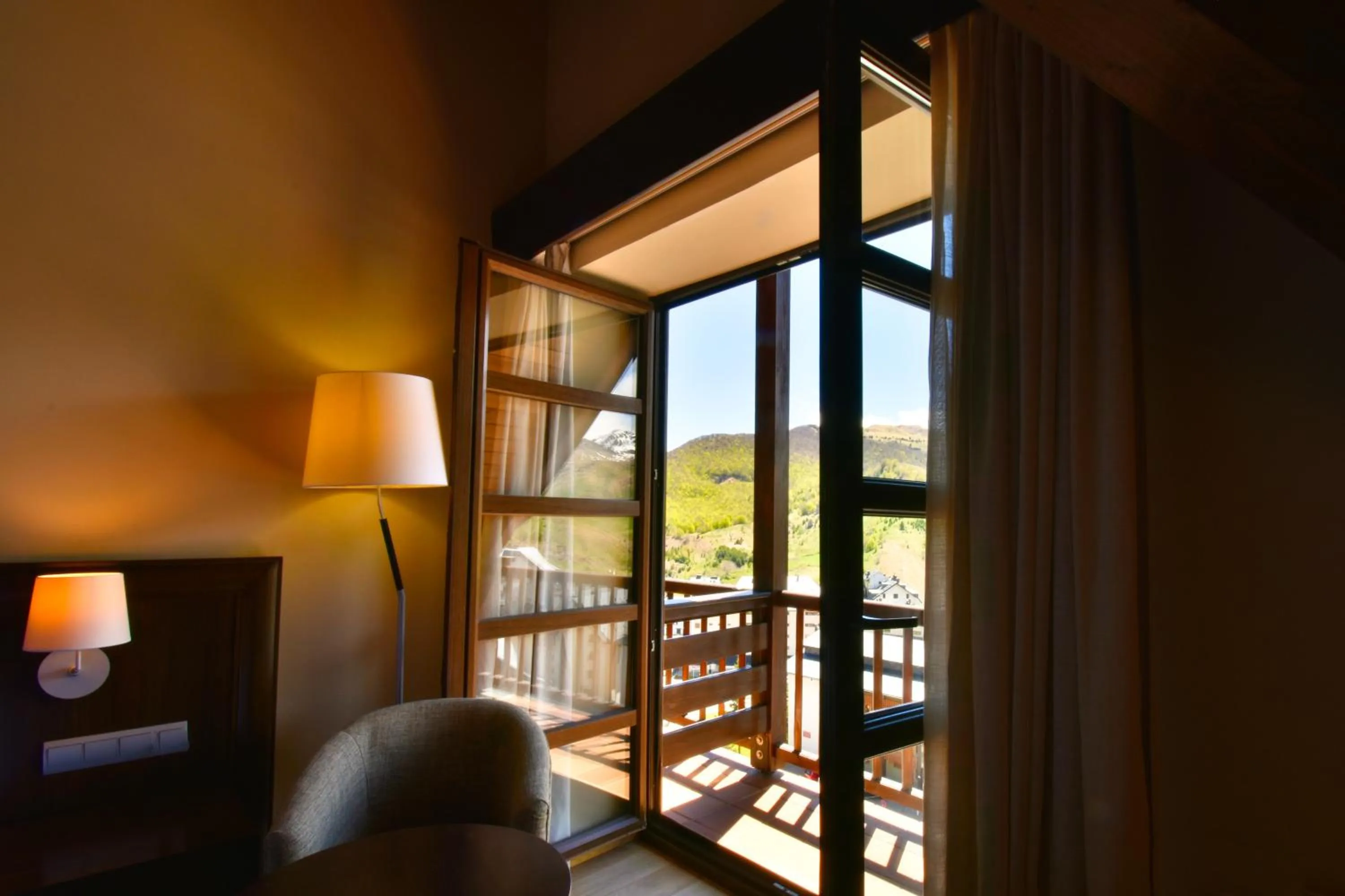 View (from property/room), Bed in SNÖ Aragon Hills