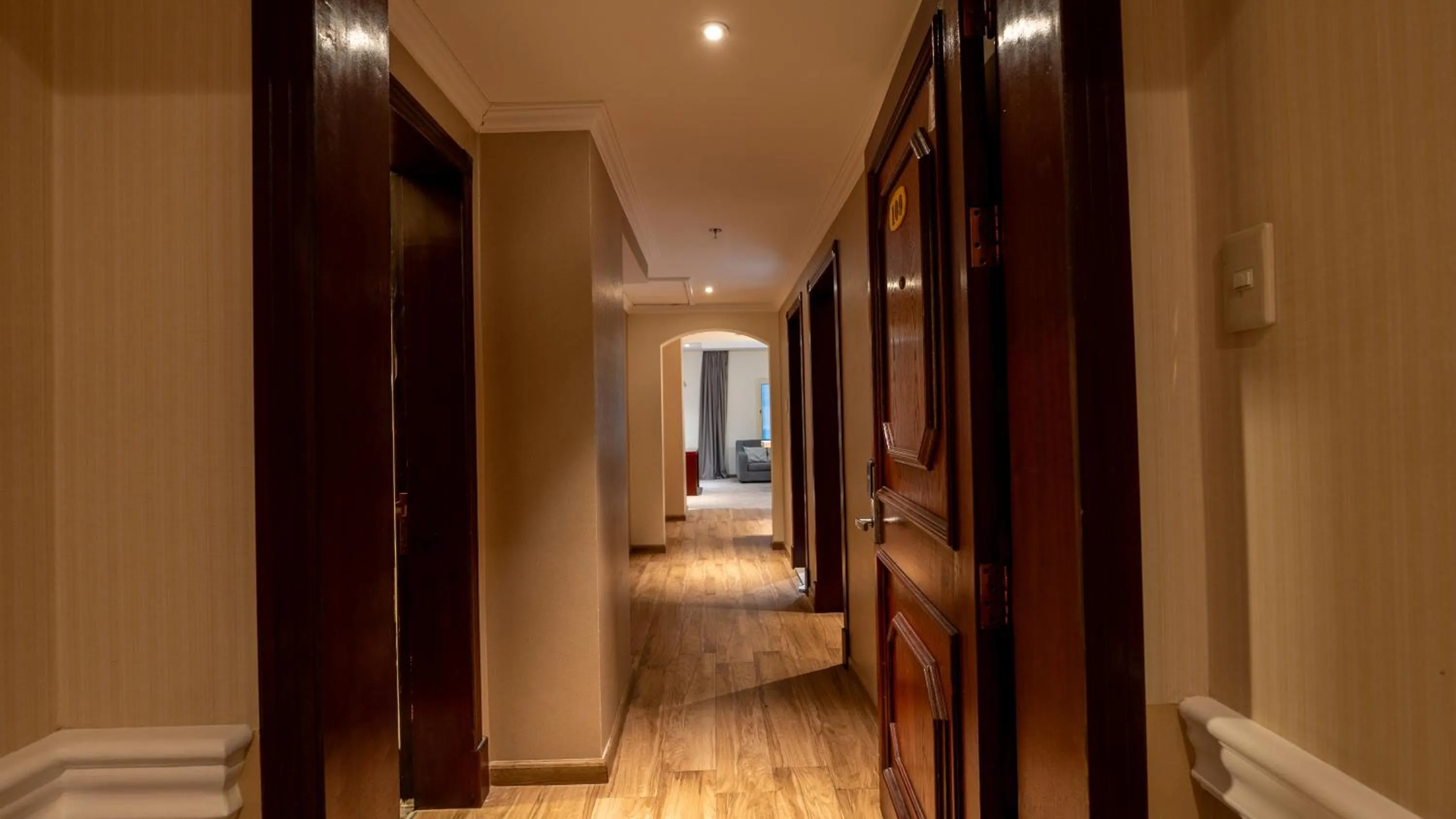 Bed in شقق مسكن المدينة للشقق المخدومة