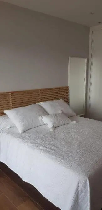 Bed in Mirador Ría de Aldán Apartamentos