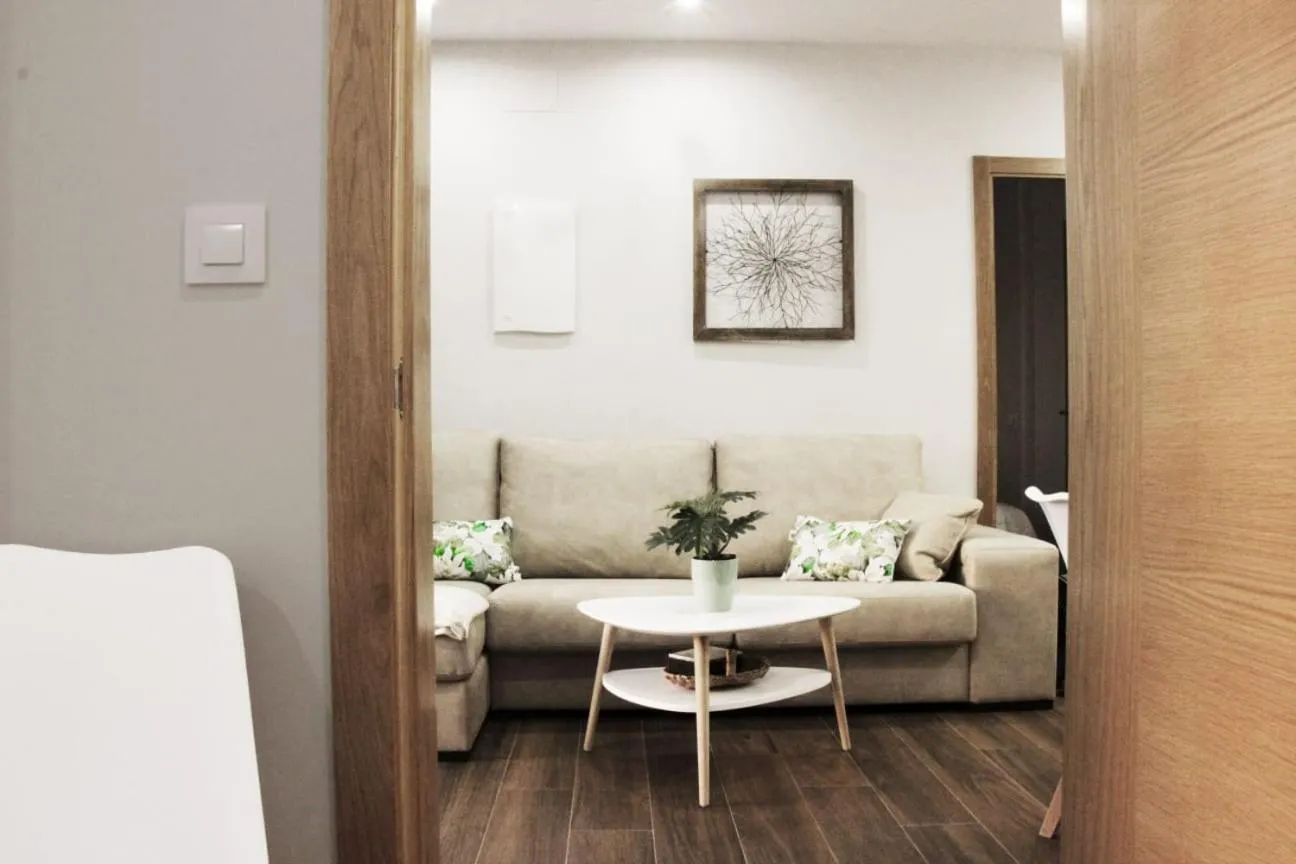 Living room in Mirador Ría de Aldán Apartamentos