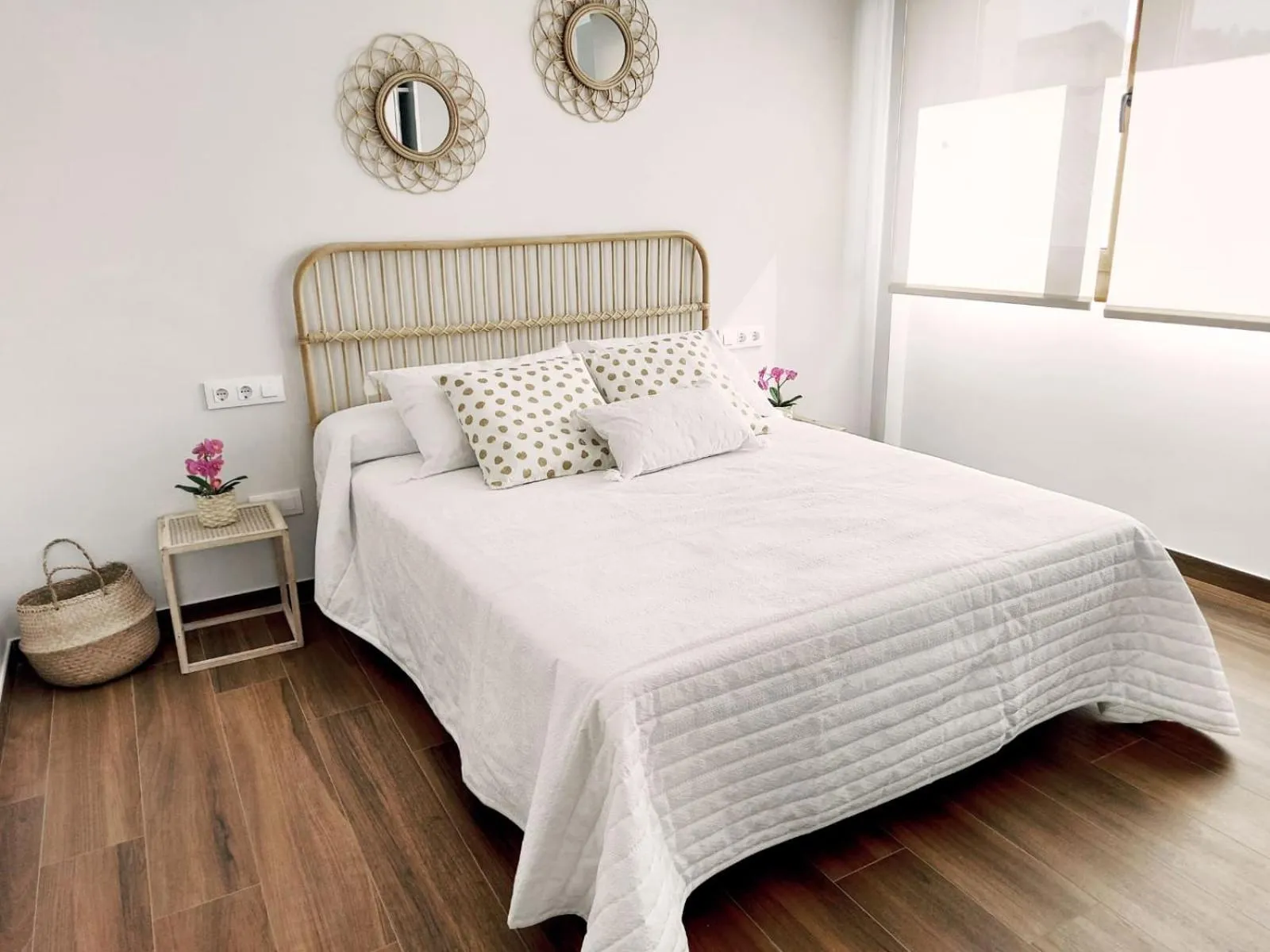 Bed in Mirador Ría de Aldán Apartamentos