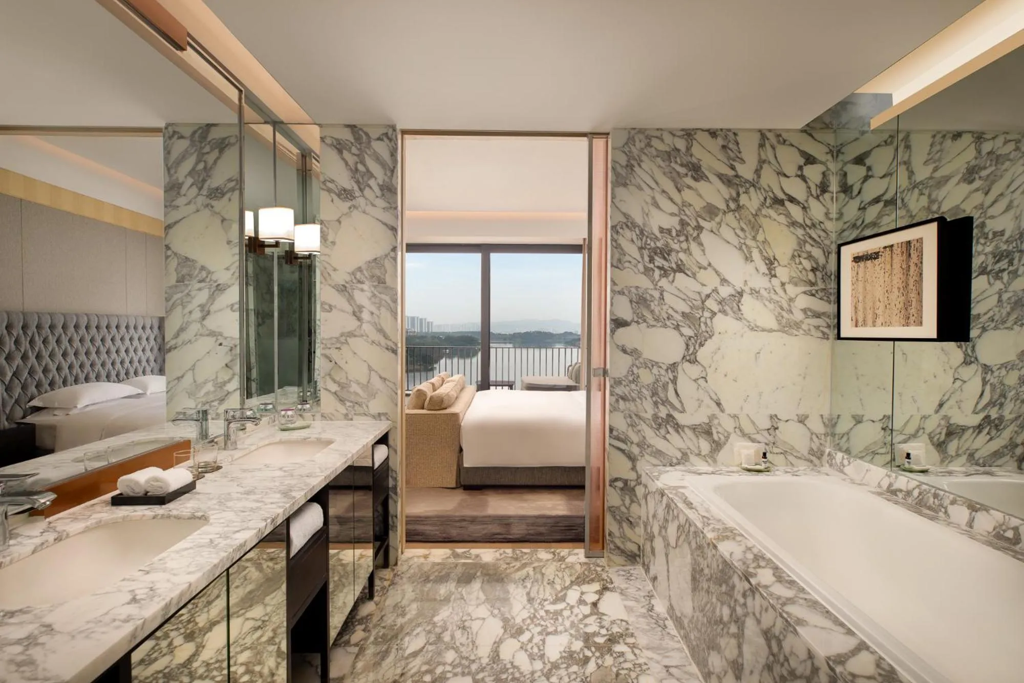 Bed in Hyatt Regency Dongguan