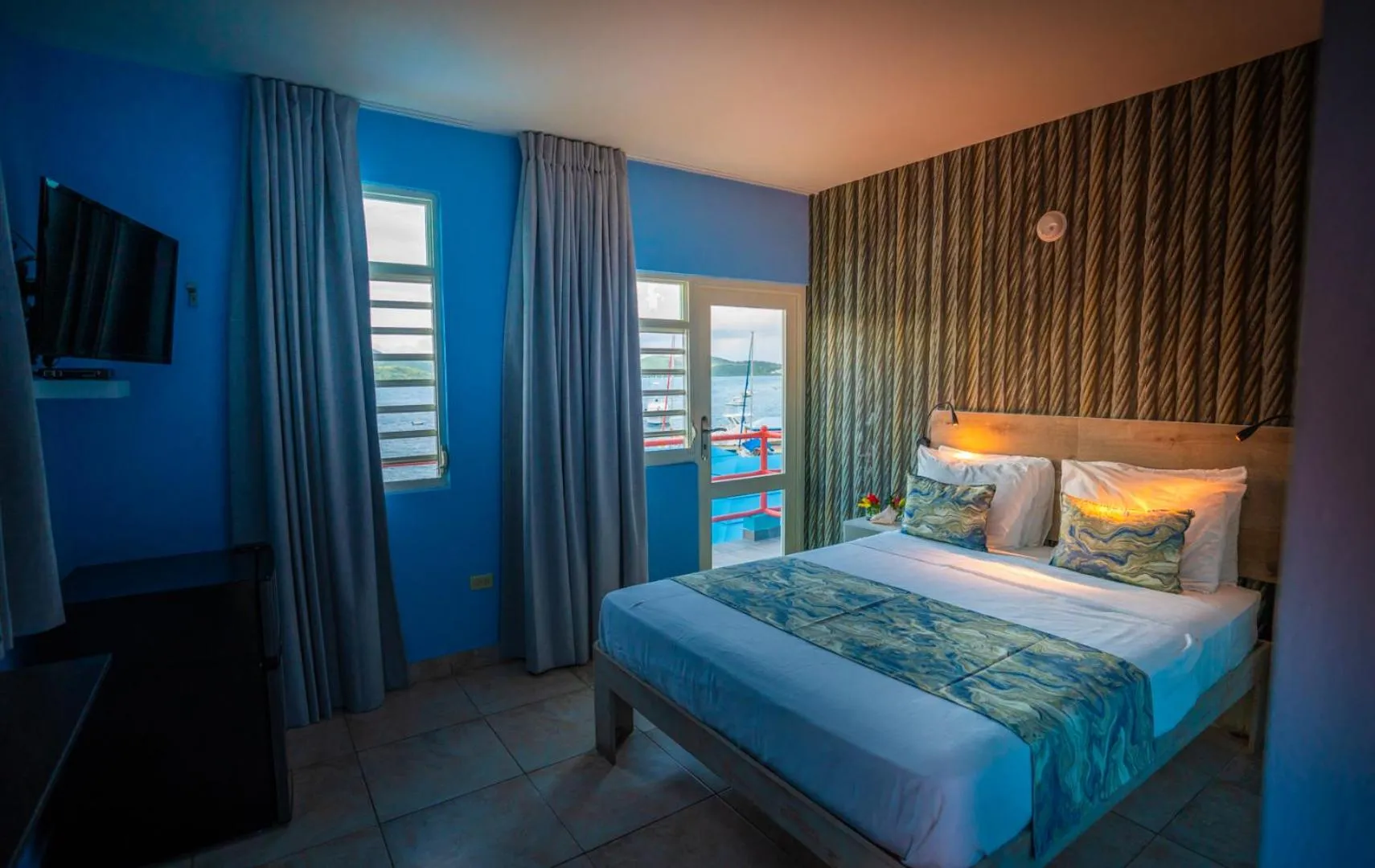 Deluxe Double Room with Balcony and Sea View in El Navegante de Culebra