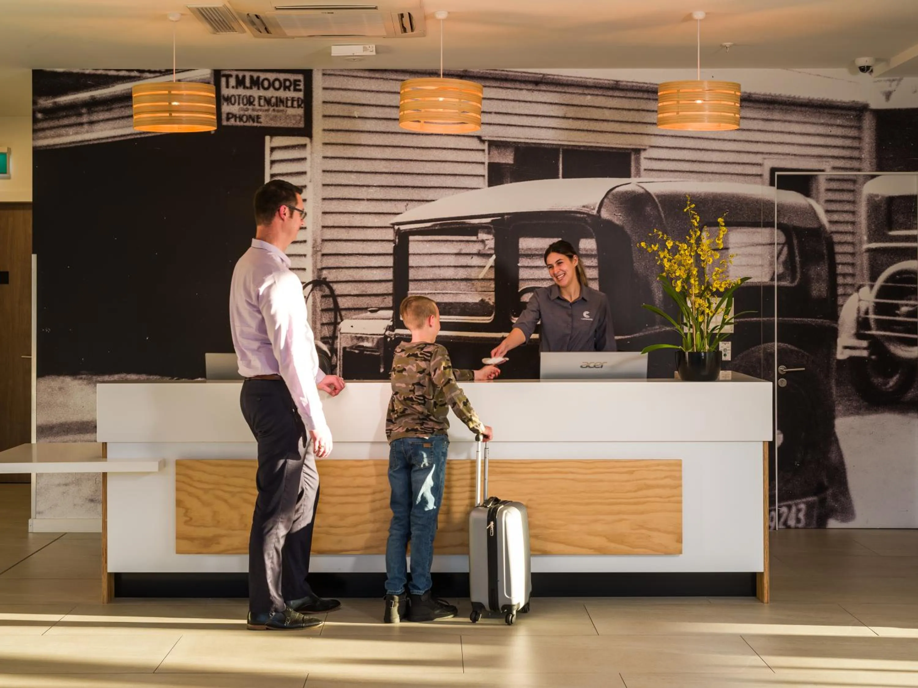 Lobby or reception in Carnmore Hotel Christchurch