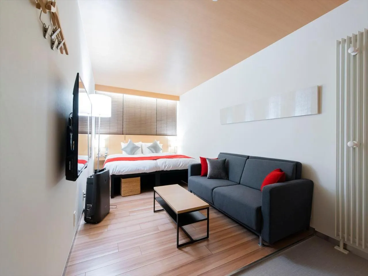 Photo of the whole room, Bed in TORIFITO HOTEL&POD NISEKO