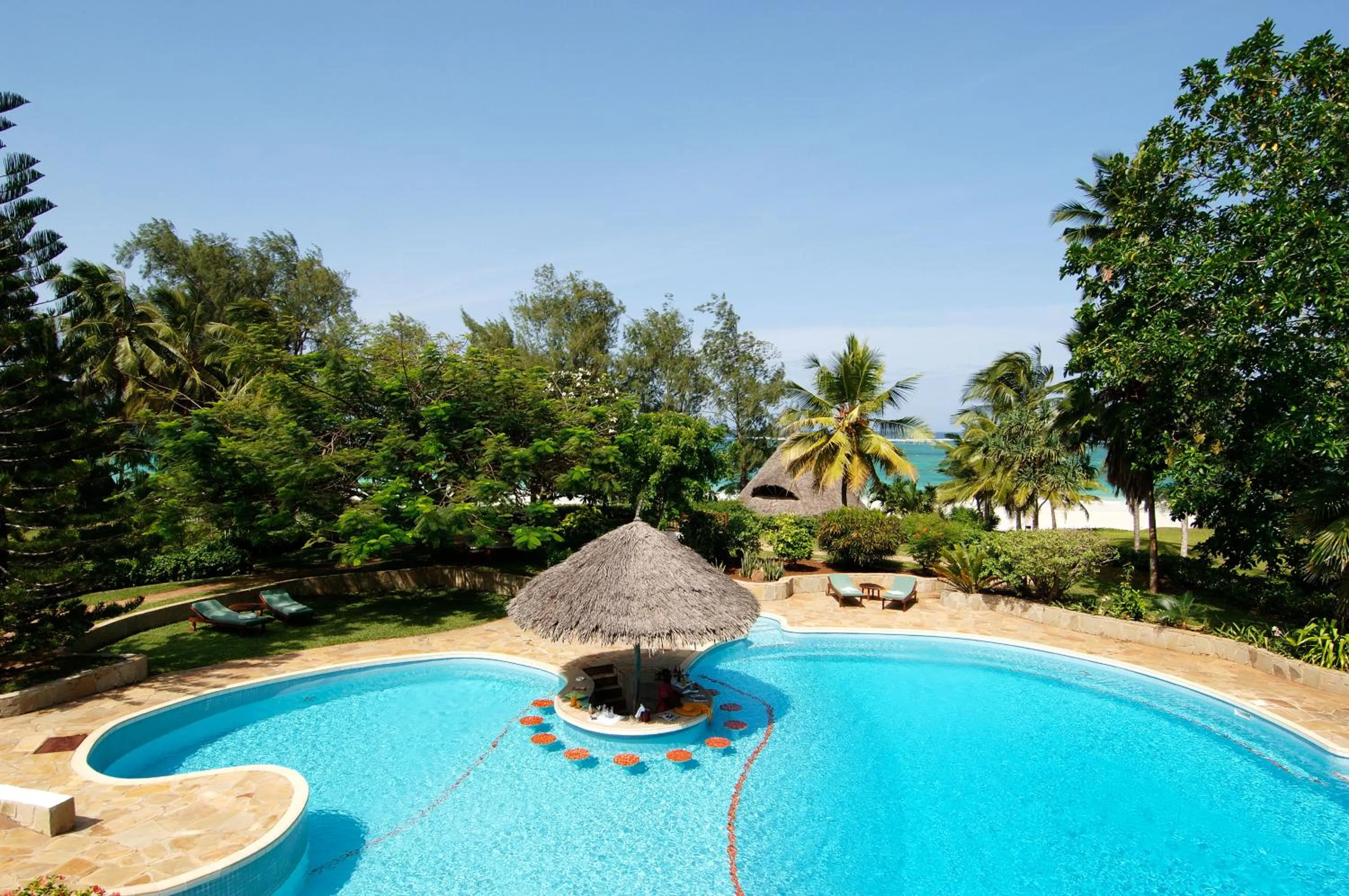 Swimming pool in Flamboyant Diani Beach