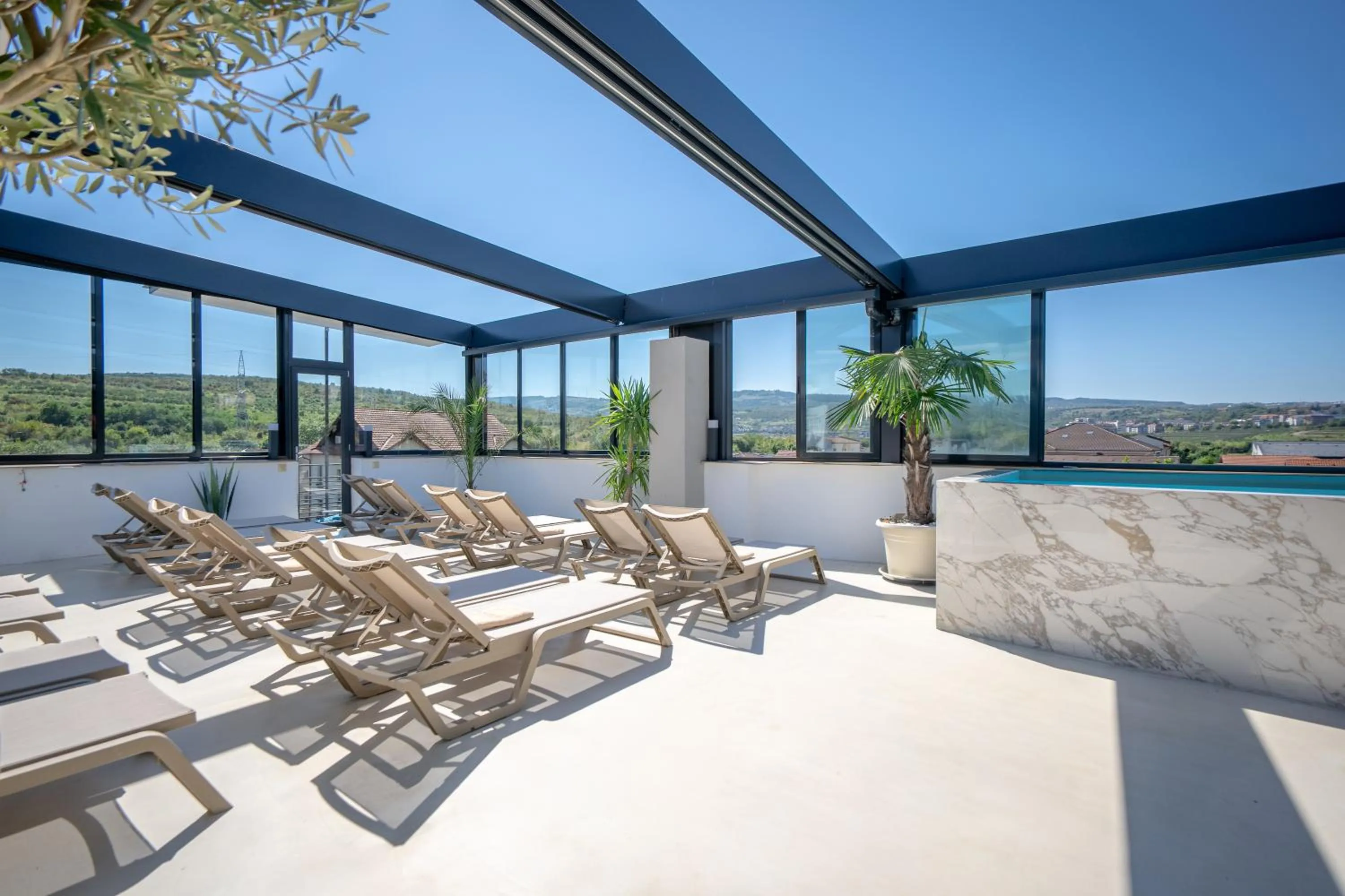 Swimming pool in Urbio Private Suites