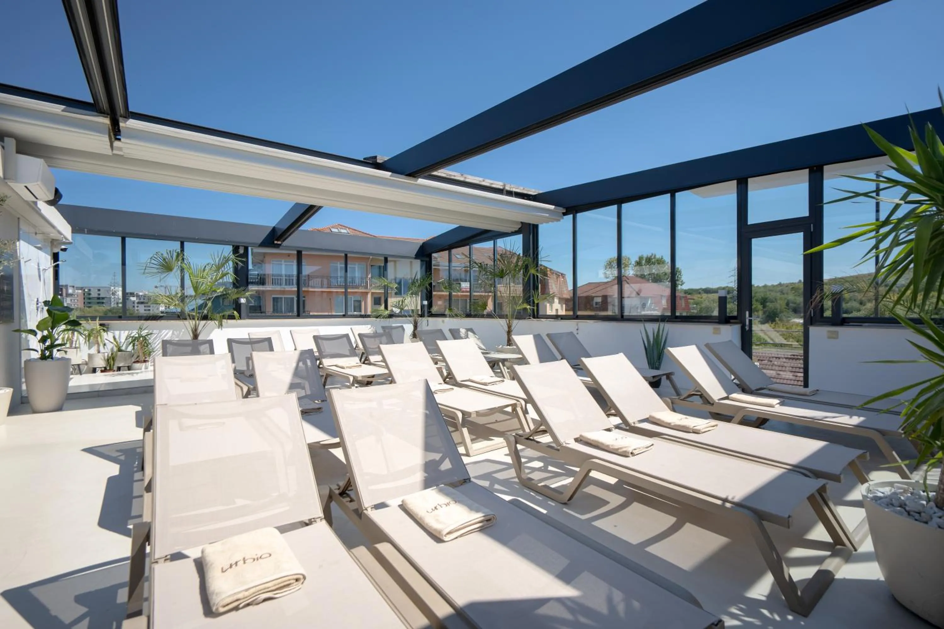 Swimming pool in Urbio Private Suites