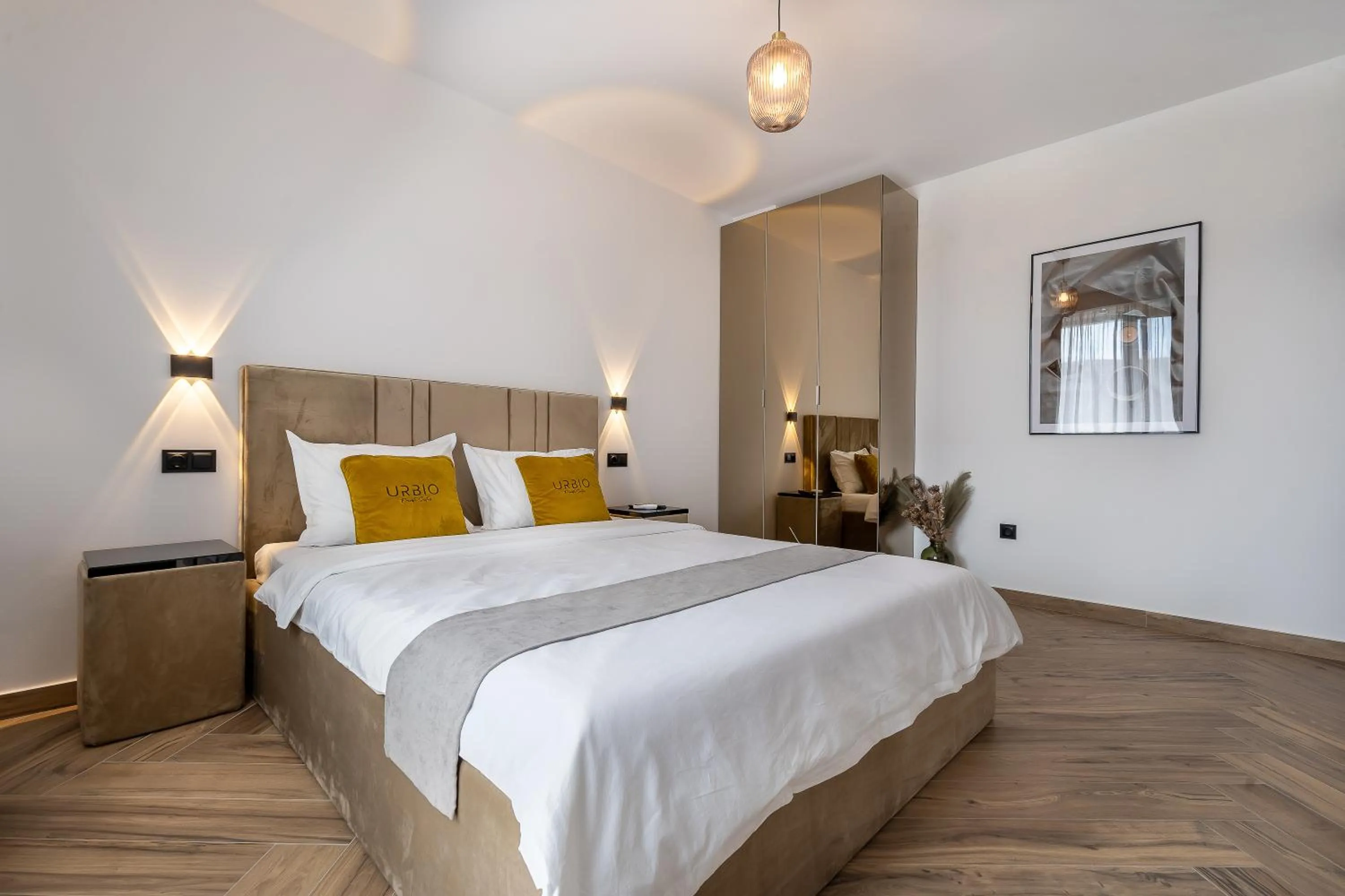 Bedroom, Bed in Urbio Private Suites