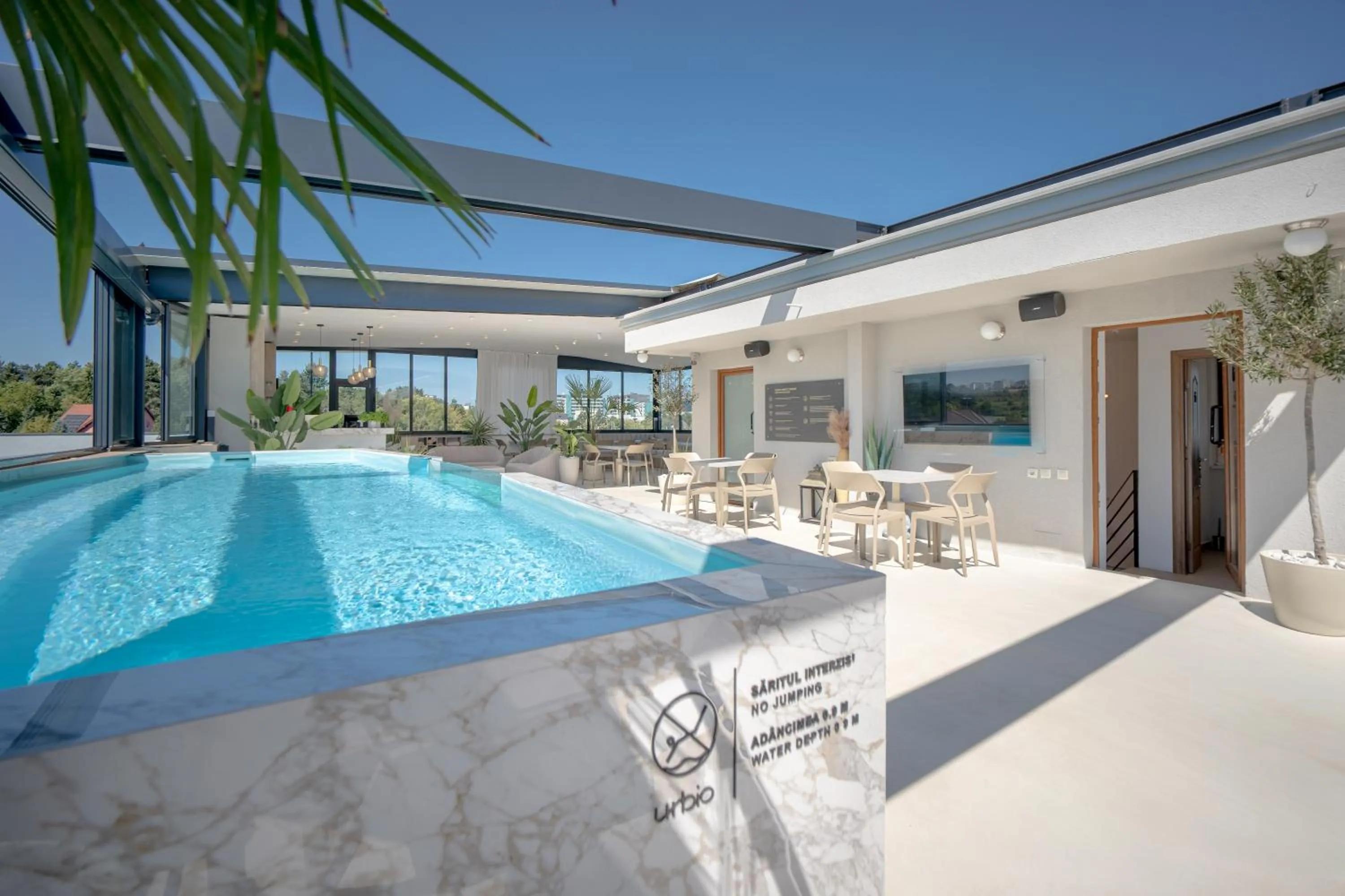 Swimming pool in Urbio Private Suites