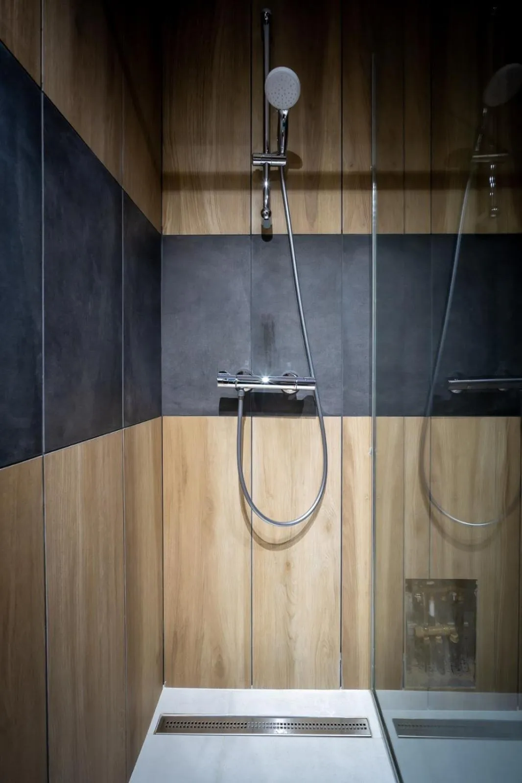 Shower in Urbio Private Suites