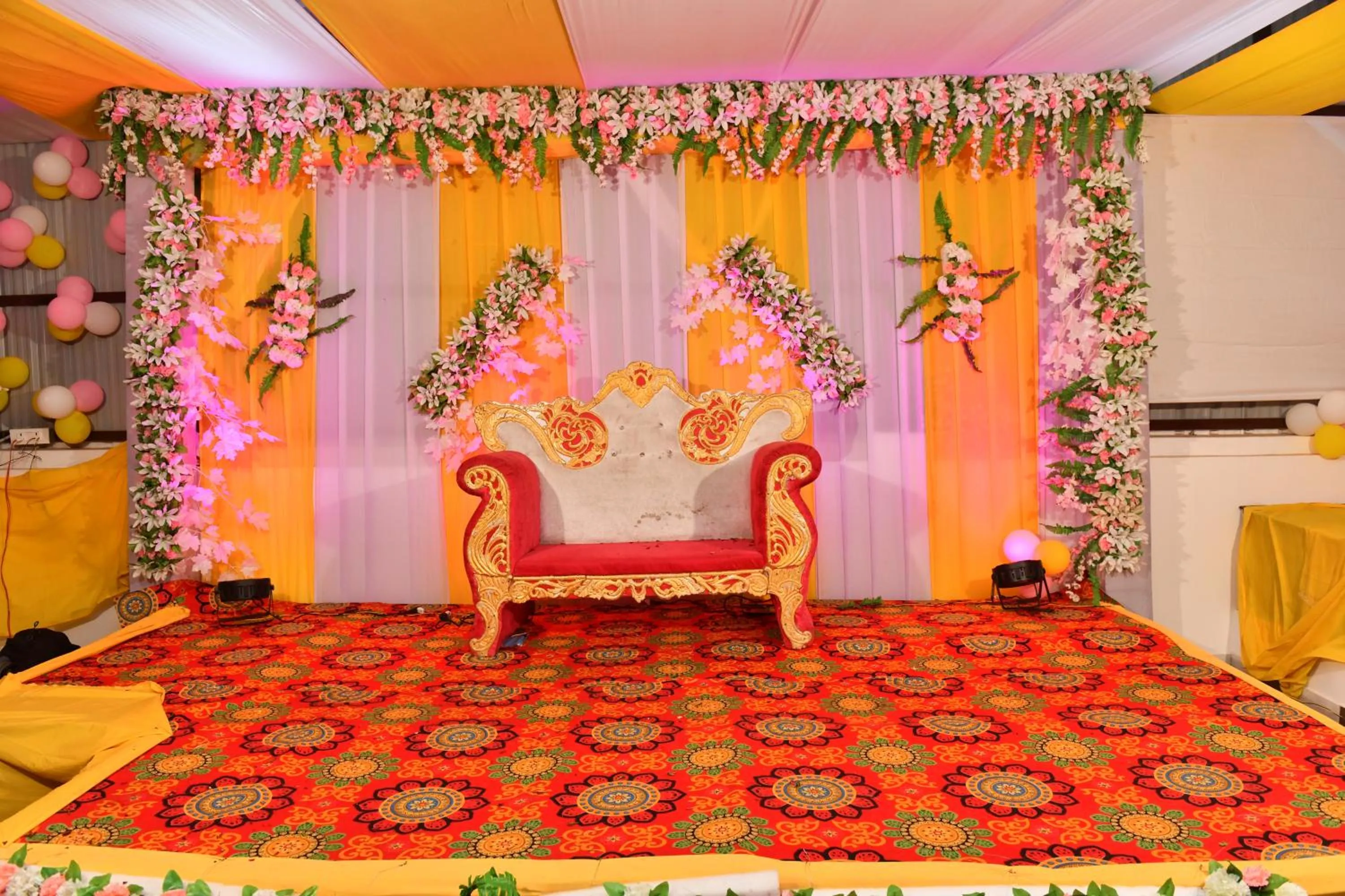 Seating area in Hotel Sheetal