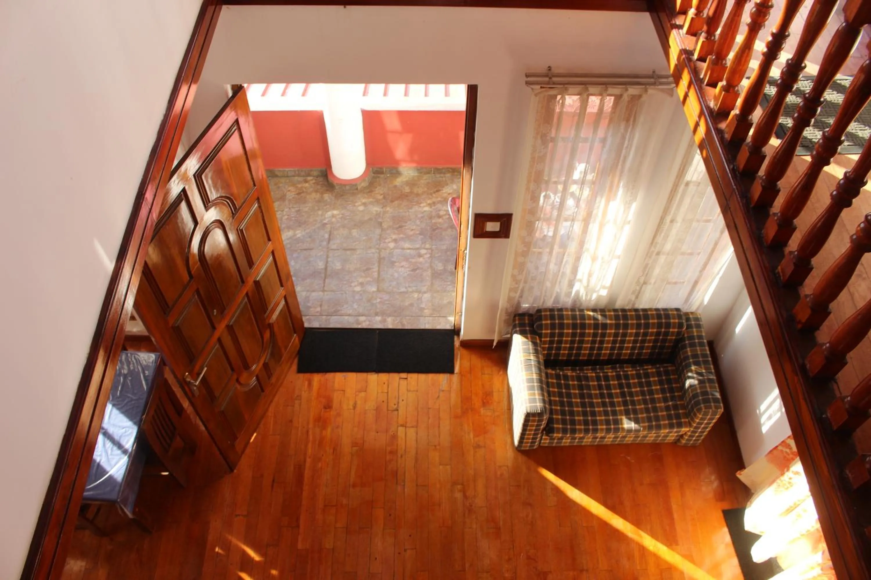 Seating area in The Mist Holiday Bungalow