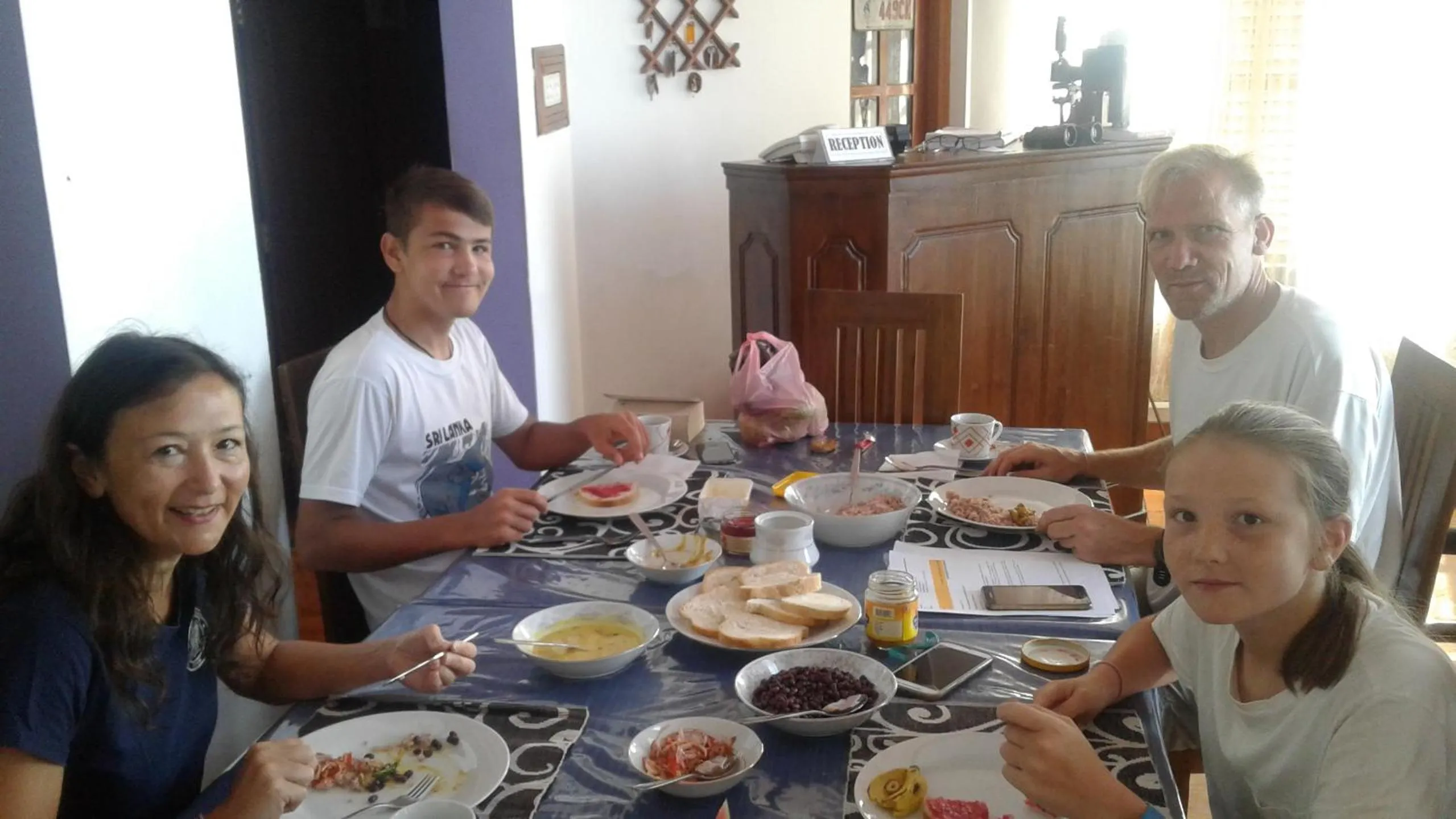 Continental breakfast in The Mist Holiday Bungalow