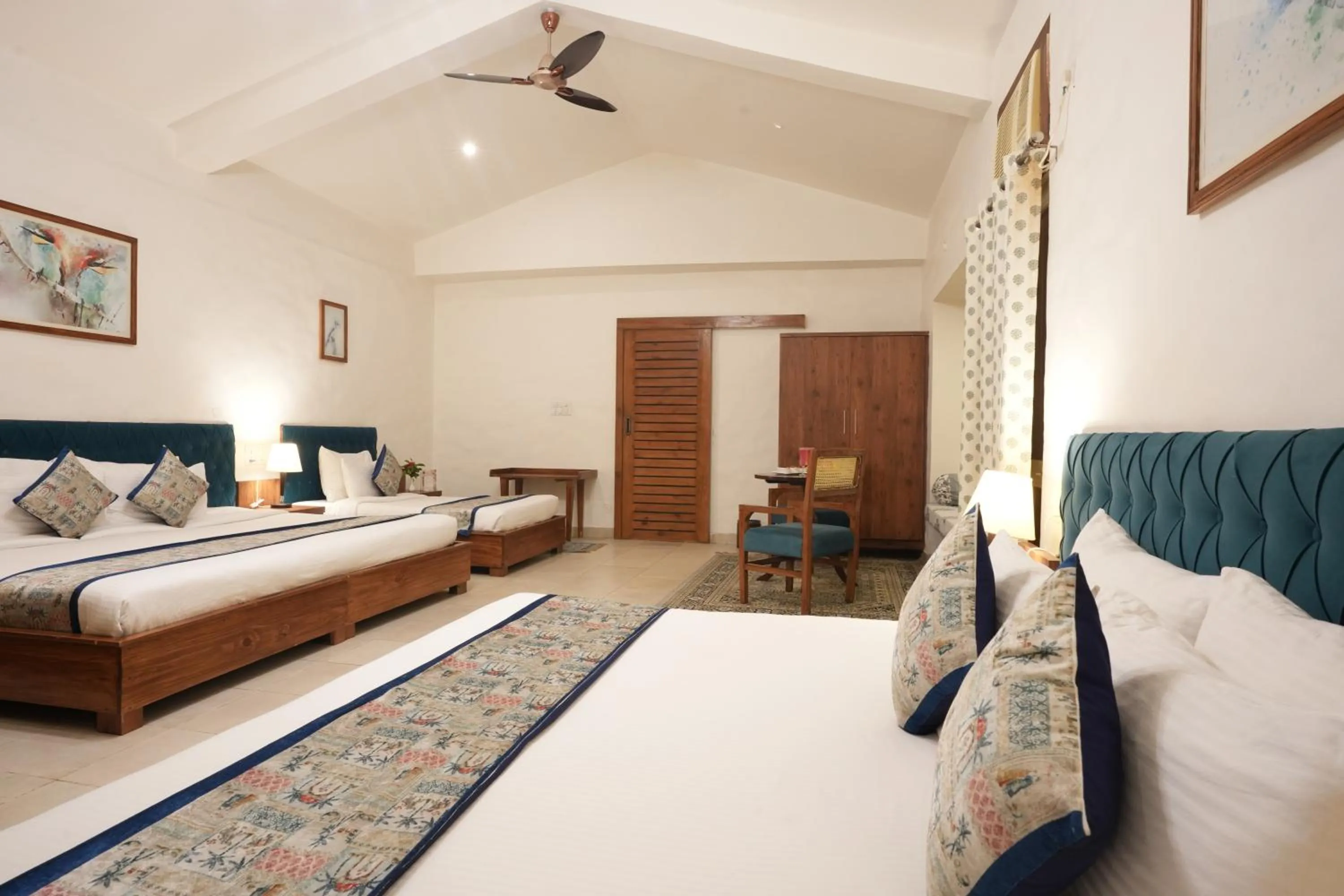 Bedroom, Bed in Astroport Sariska Treetop by Eight Continents